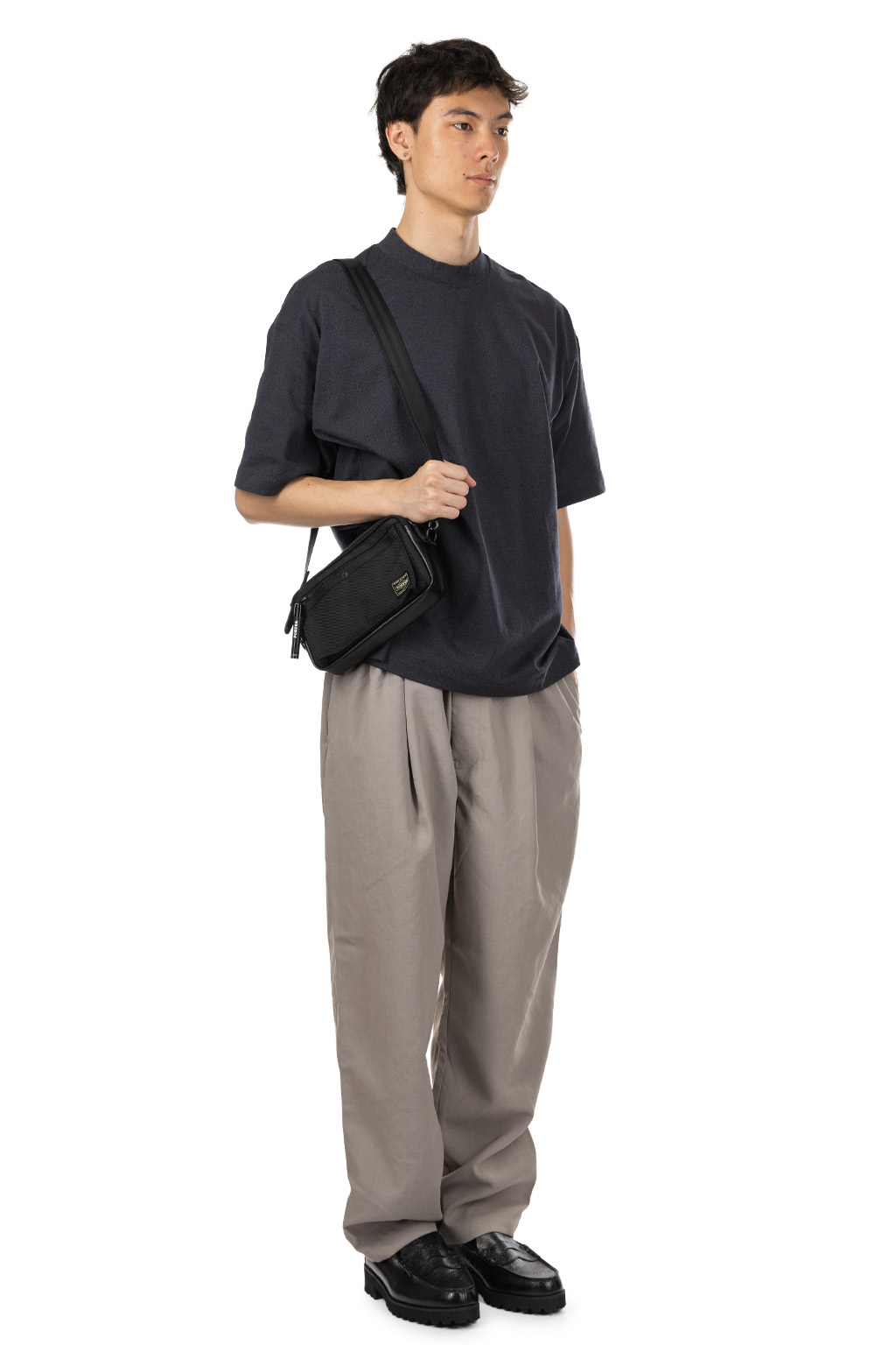 Still by hand - Mixed Colour T-Shirt - Blue Charcoal