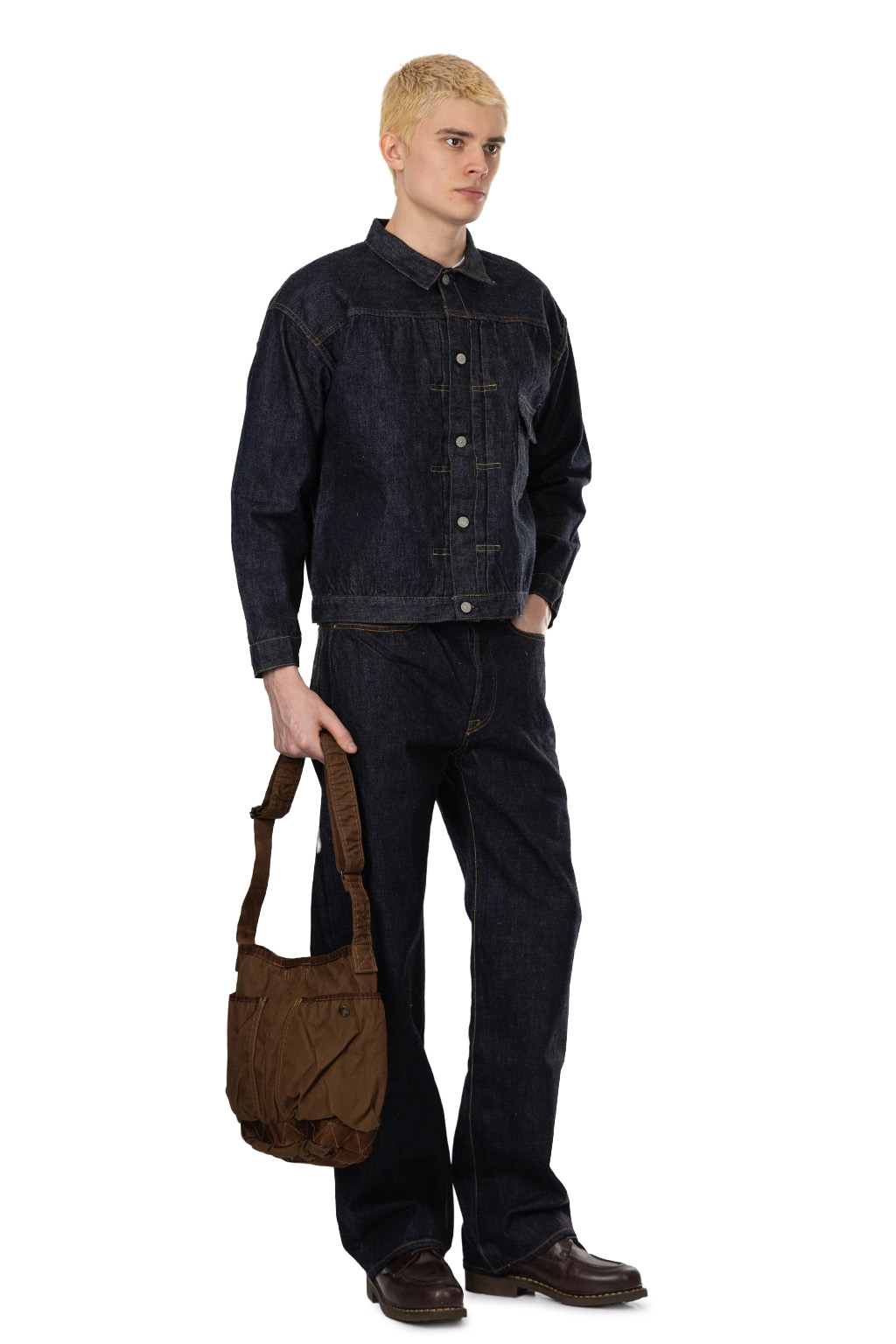 Sugar Cane - 13oz Denim Blouse 1936 Model (T-Back) - One Wash