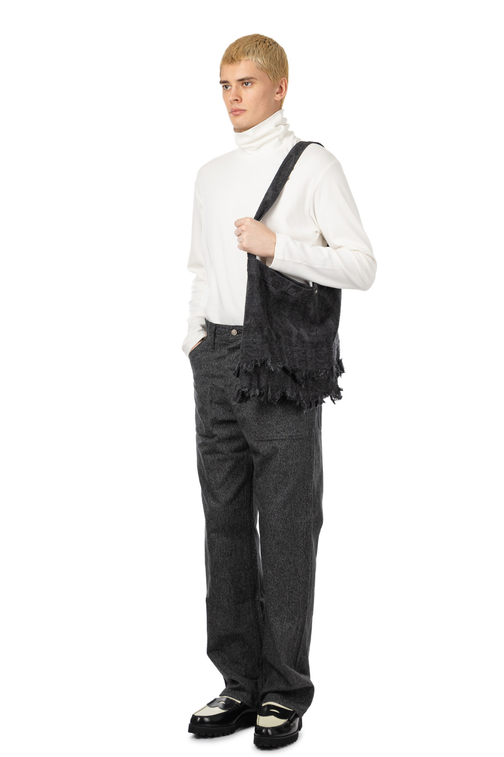Sugar Cane - 9oz Black Covert Work Pants - Black