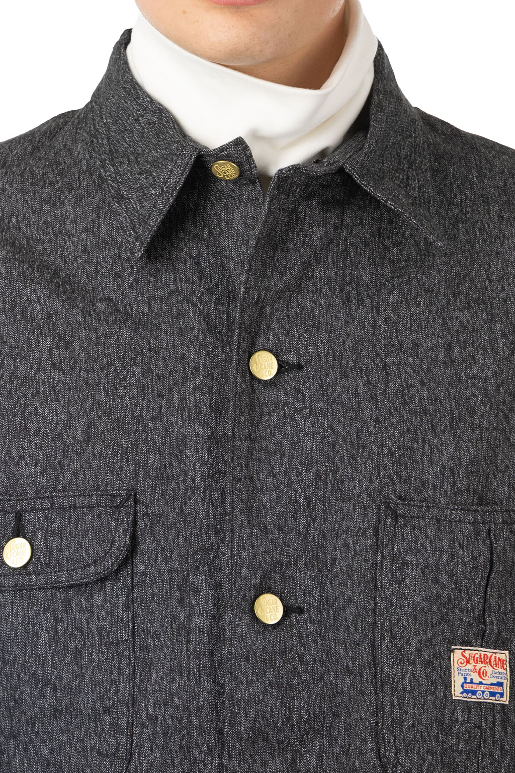 Sugar Cane - Work Coat - A.Black