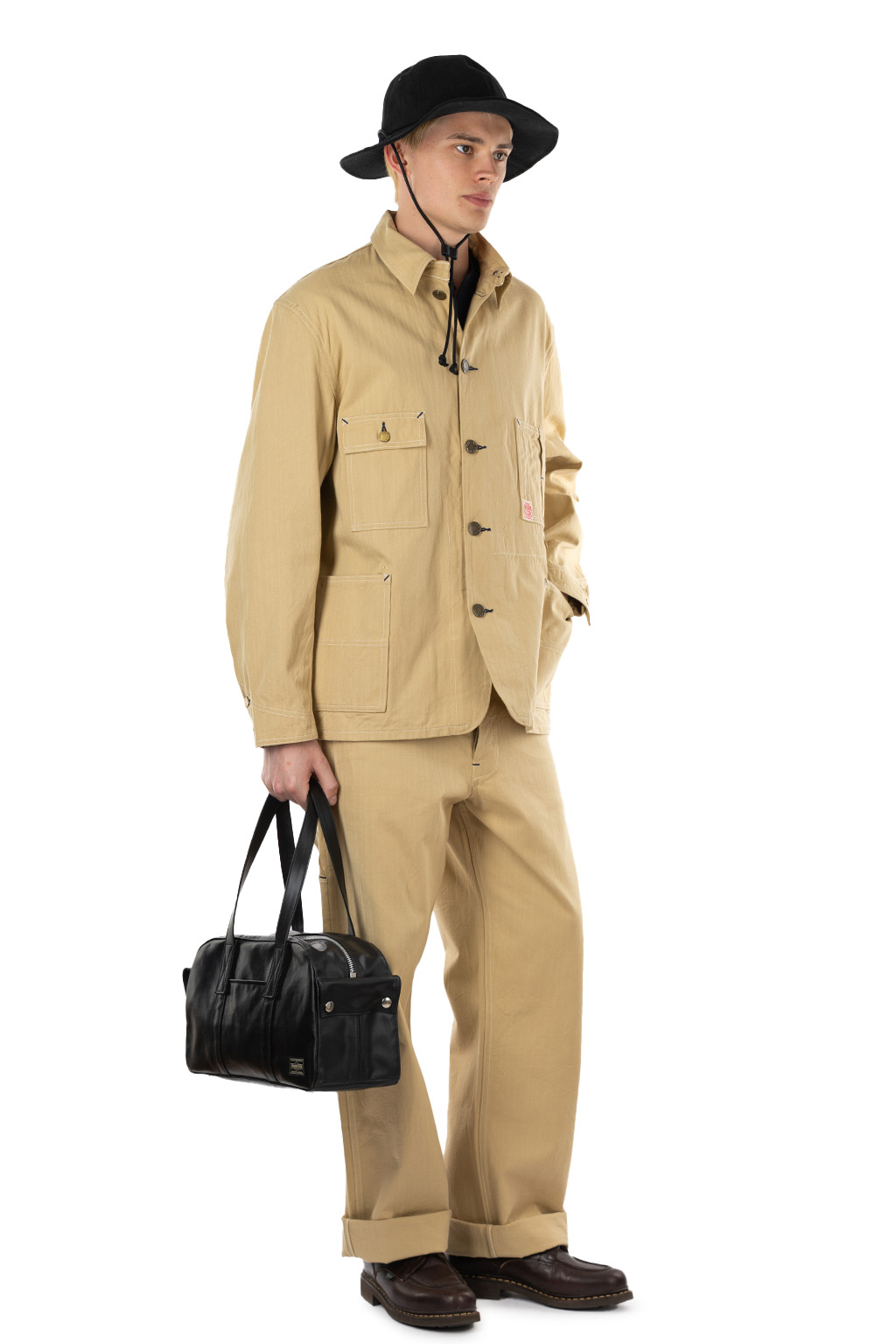Sugar Cane - Headlight - 10oz Random HBT Work Coat