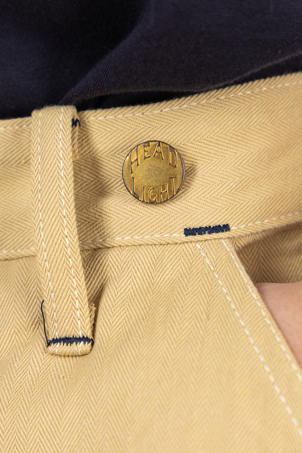 Sugar Cane - Headlight - 10oz Random Herringbone Twill Dungarees Work Pants