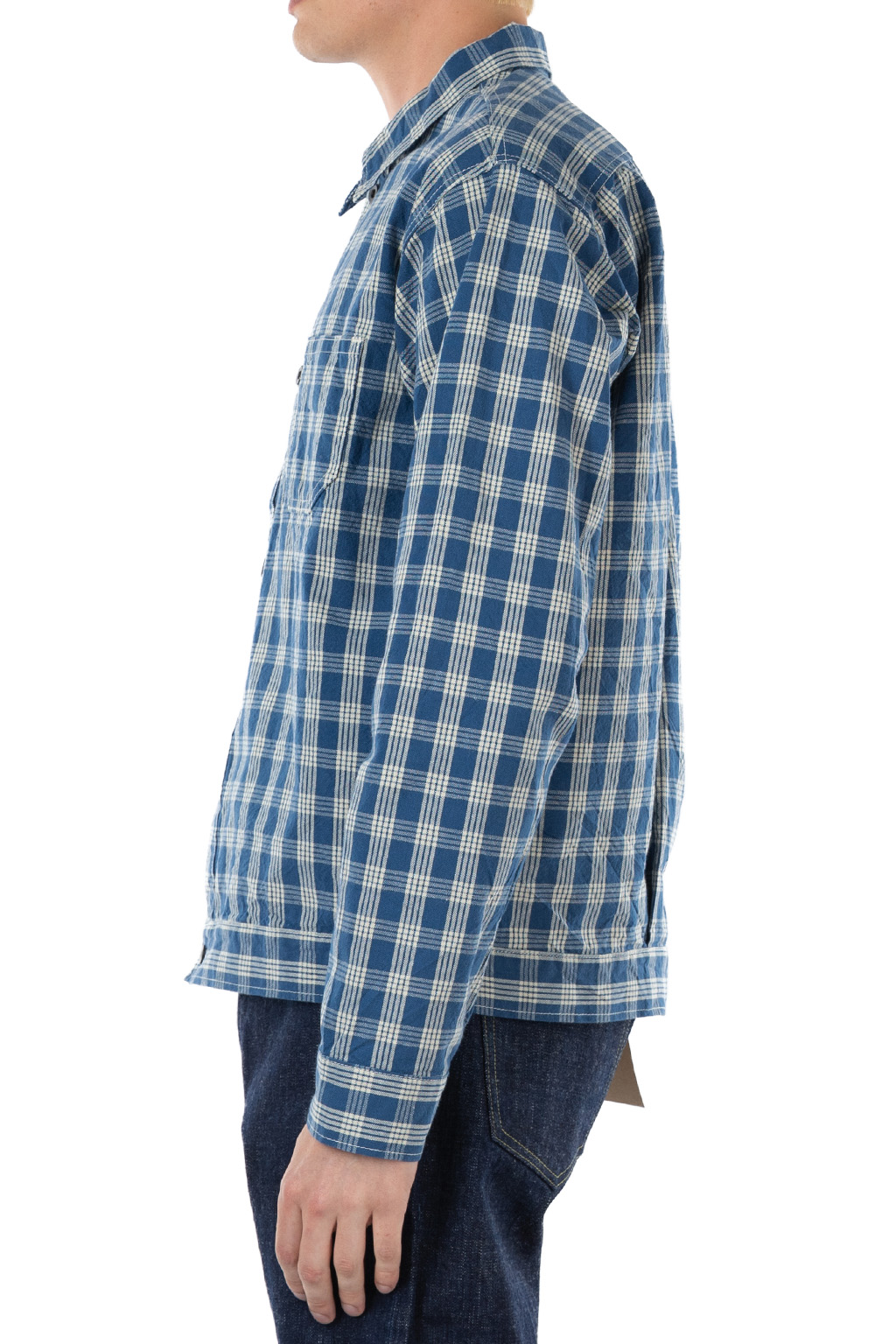 Sugar Cane - Union Supply - Palaka Check Shirt Blouse - One Wash