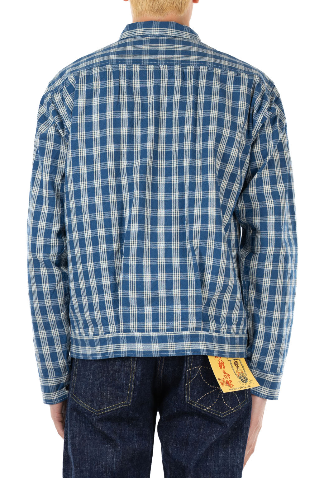 Sugar Cane - Union Supply - Palaka Check Shirt Blouse - One Wash