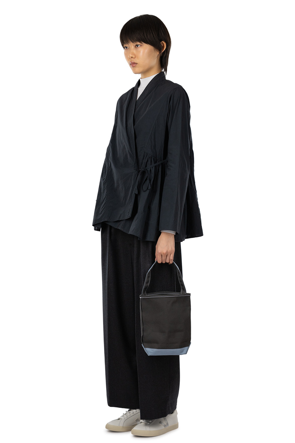 TOUJOURS - Kediya Shirt - Black Navy