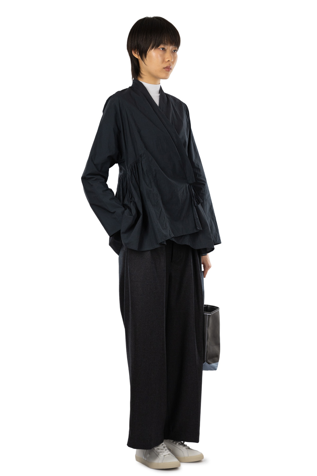 TOUJOURS - Kediya Shirt - Black Navy