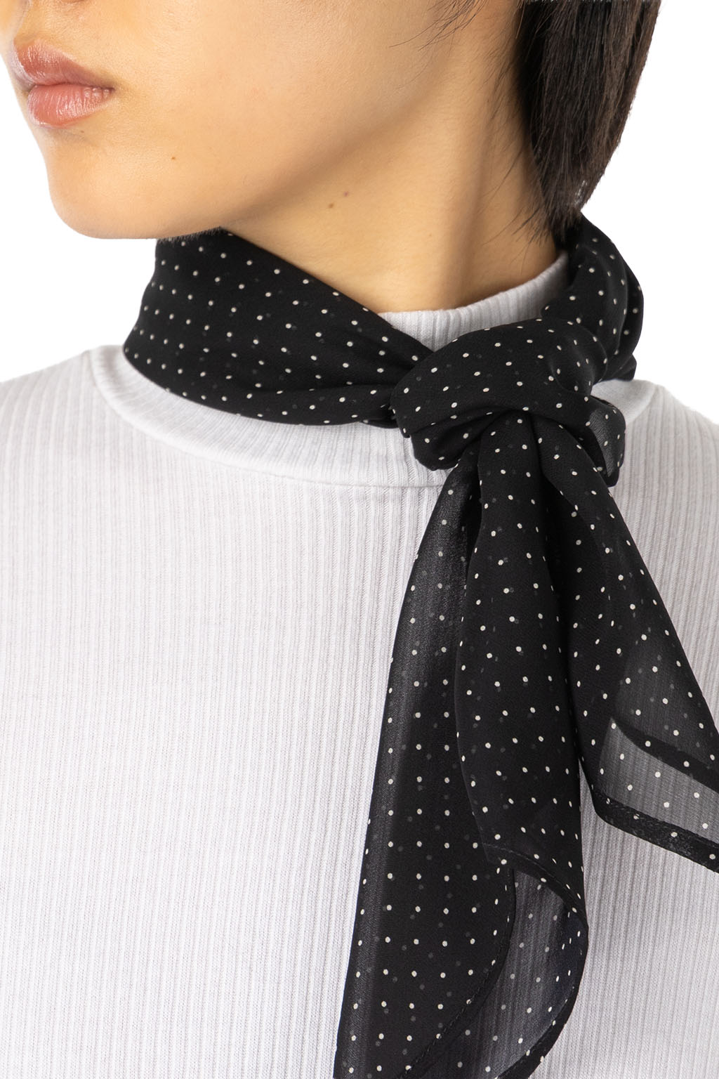 TOUJOURS - 100% Silk Scarf - Midnight