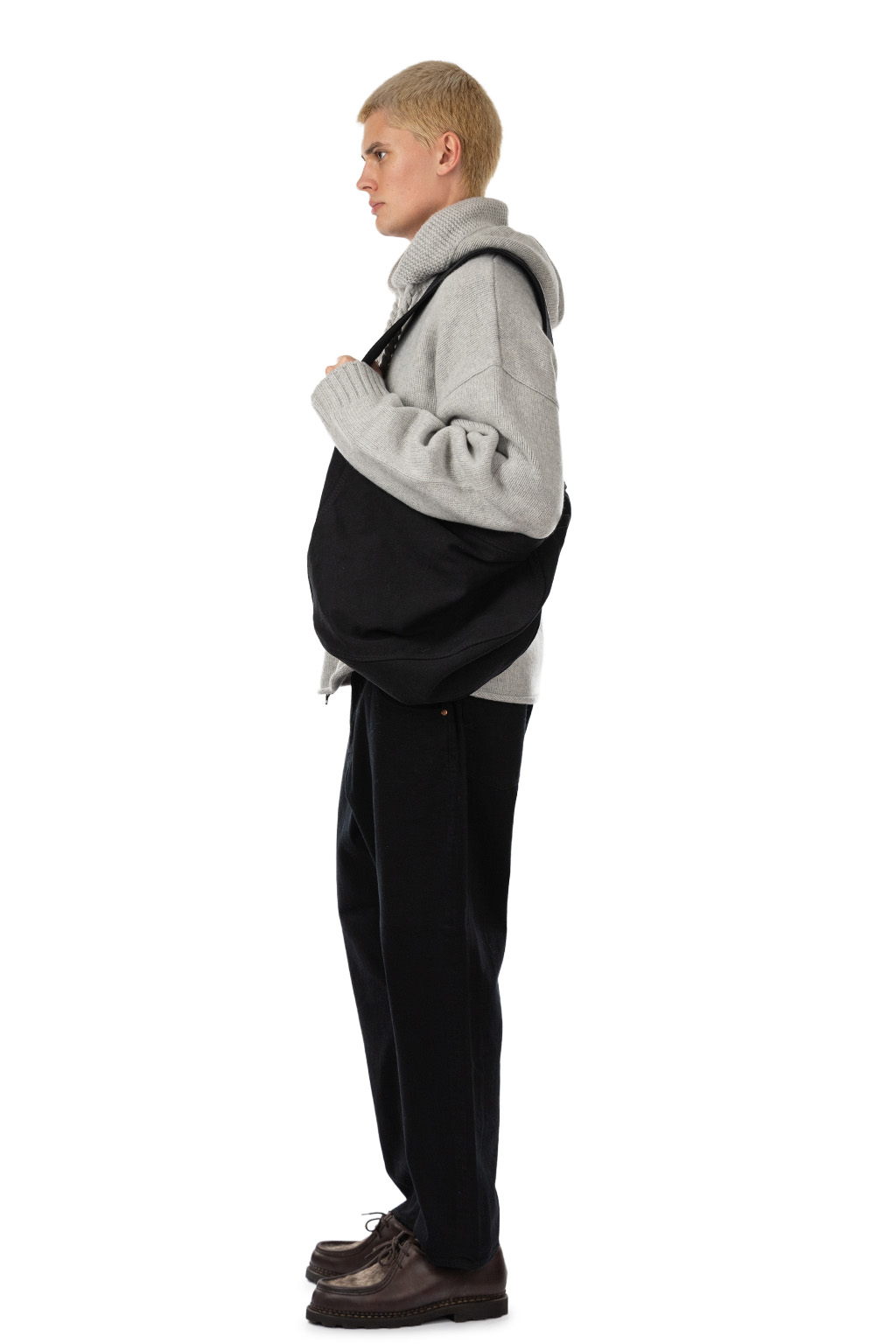 Taiga Takahashi - Lot.004 Newsboy Bag - Black