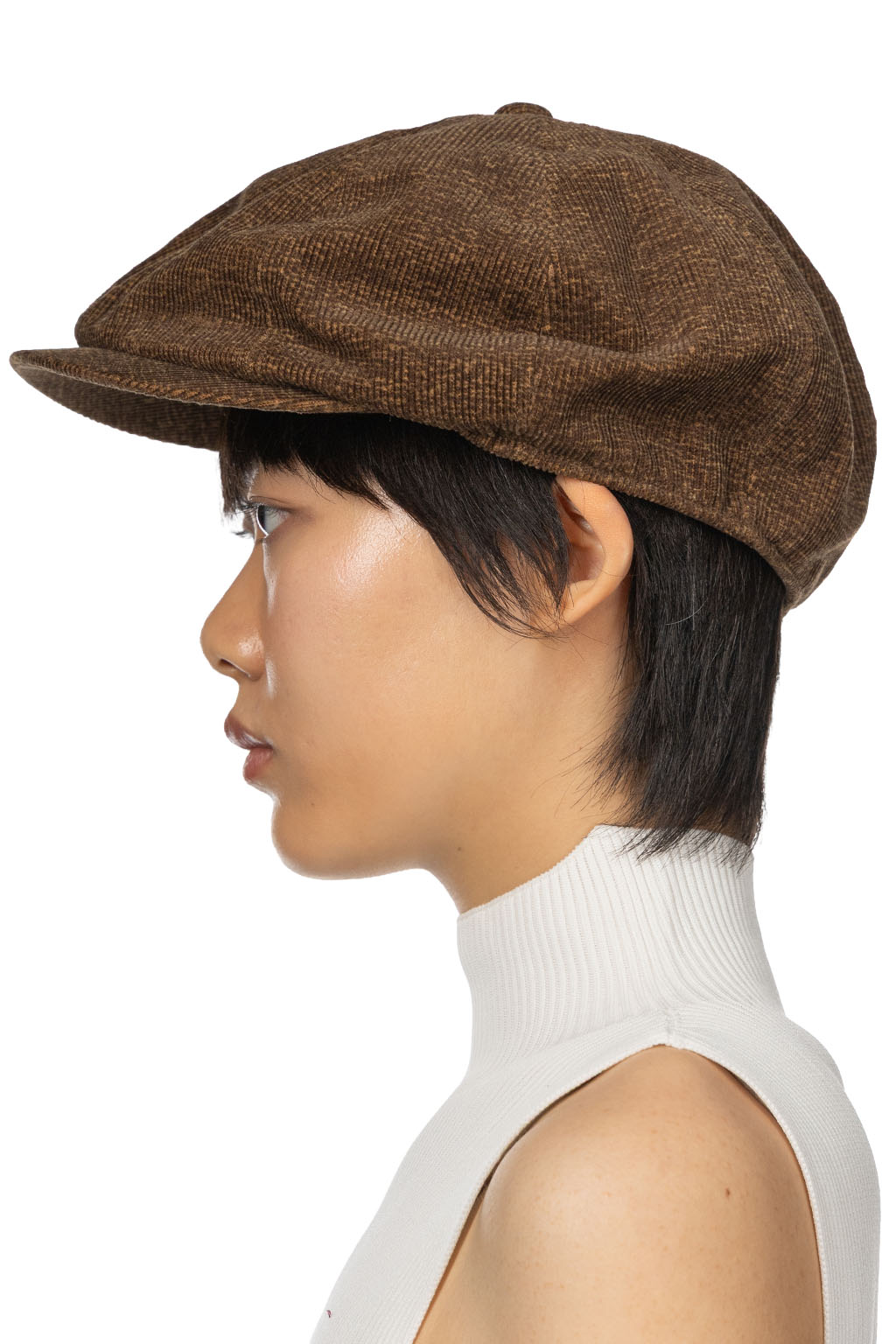 Taiga Takahashi - Lot.006 Newsboy Cap - Melange Brown