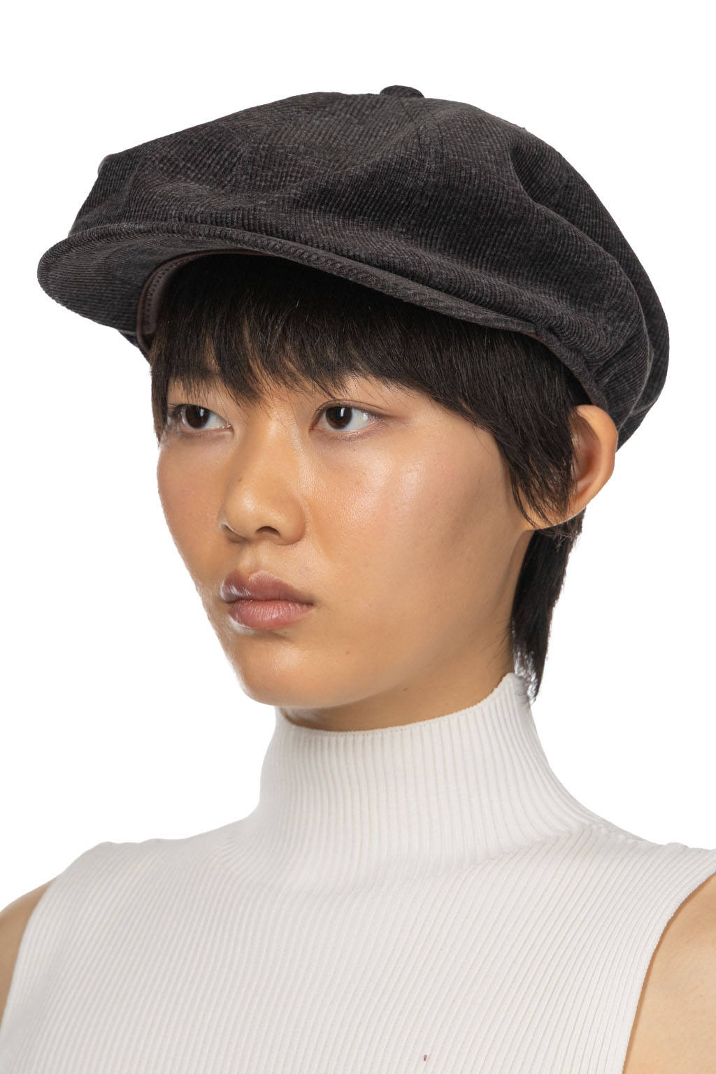 Taiga Takahashi - Lot.006 Newsboy Cap - Melange Charcoal