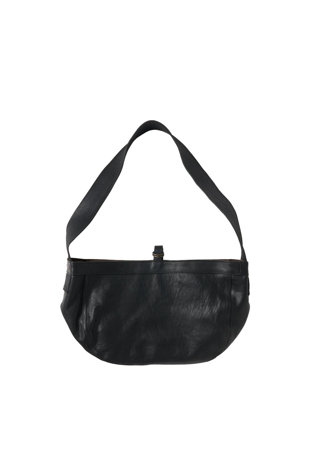 Taiga Takahashi - Lot.018 Newsboy Bag Small - Black Leather