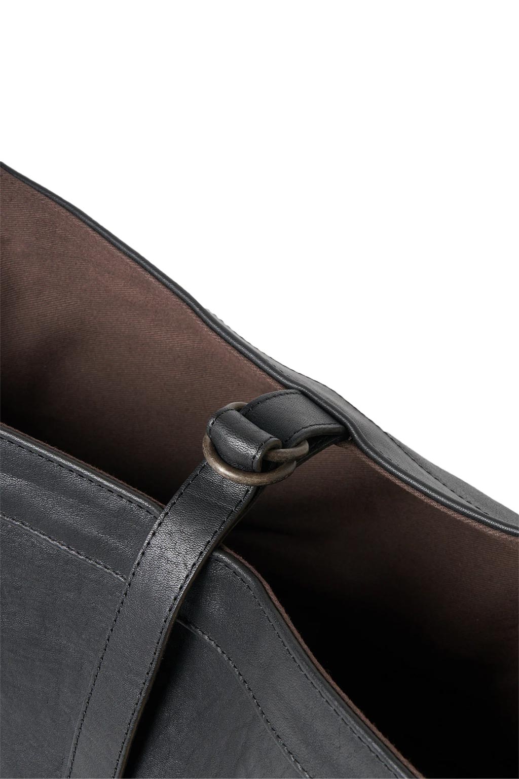 Taiga Takahashi - Lot.018 Newsboy Bag Small - Black Leather