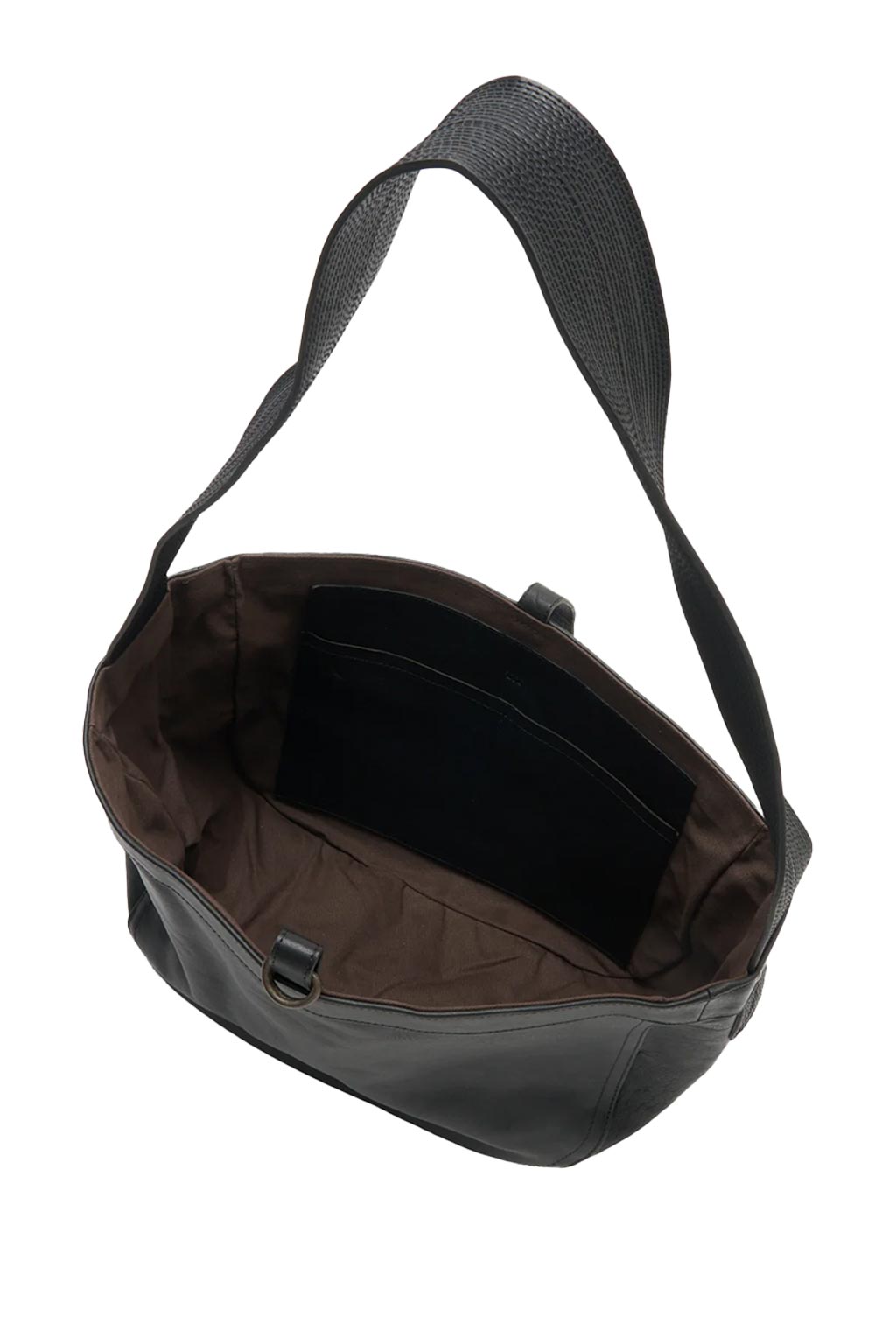 Taiga Takahashi - Lot.018 Newsboy Bag Small - Black Leather