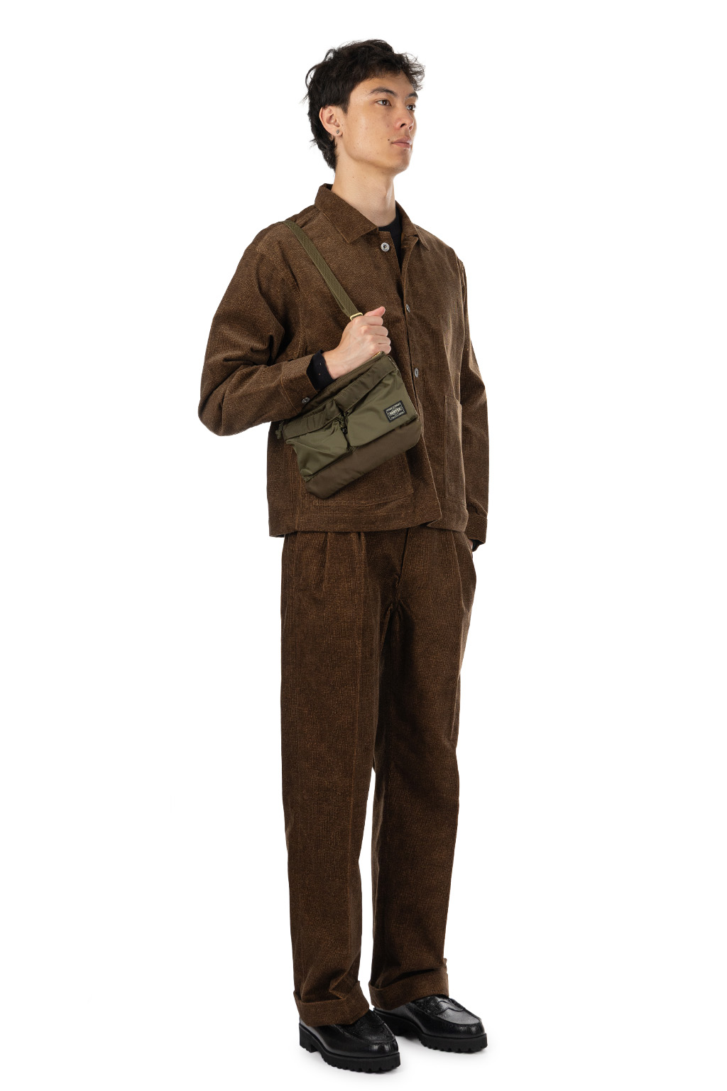 Taiga Takahashi - Lot.303 Coverall Jacket - Melange Brown