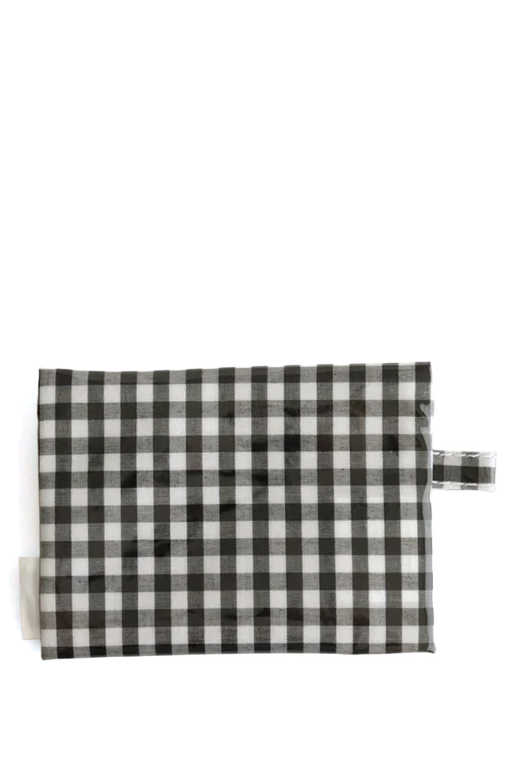 Tembea - Flat Pouch Small - Gingham Black