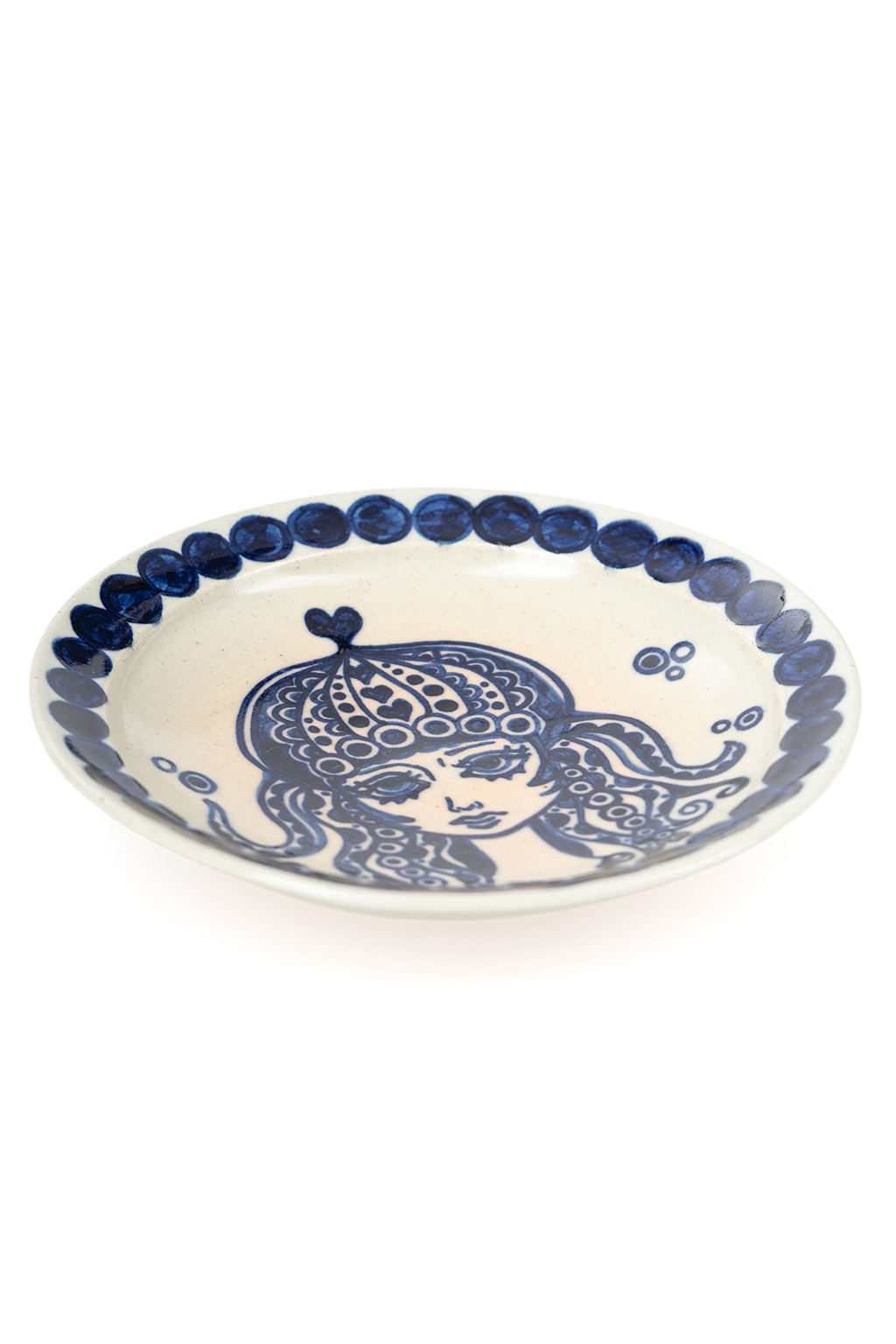 The Art of Japanese Ceramics - Ikuko - Jellyfish Ceramic Dish Saucer