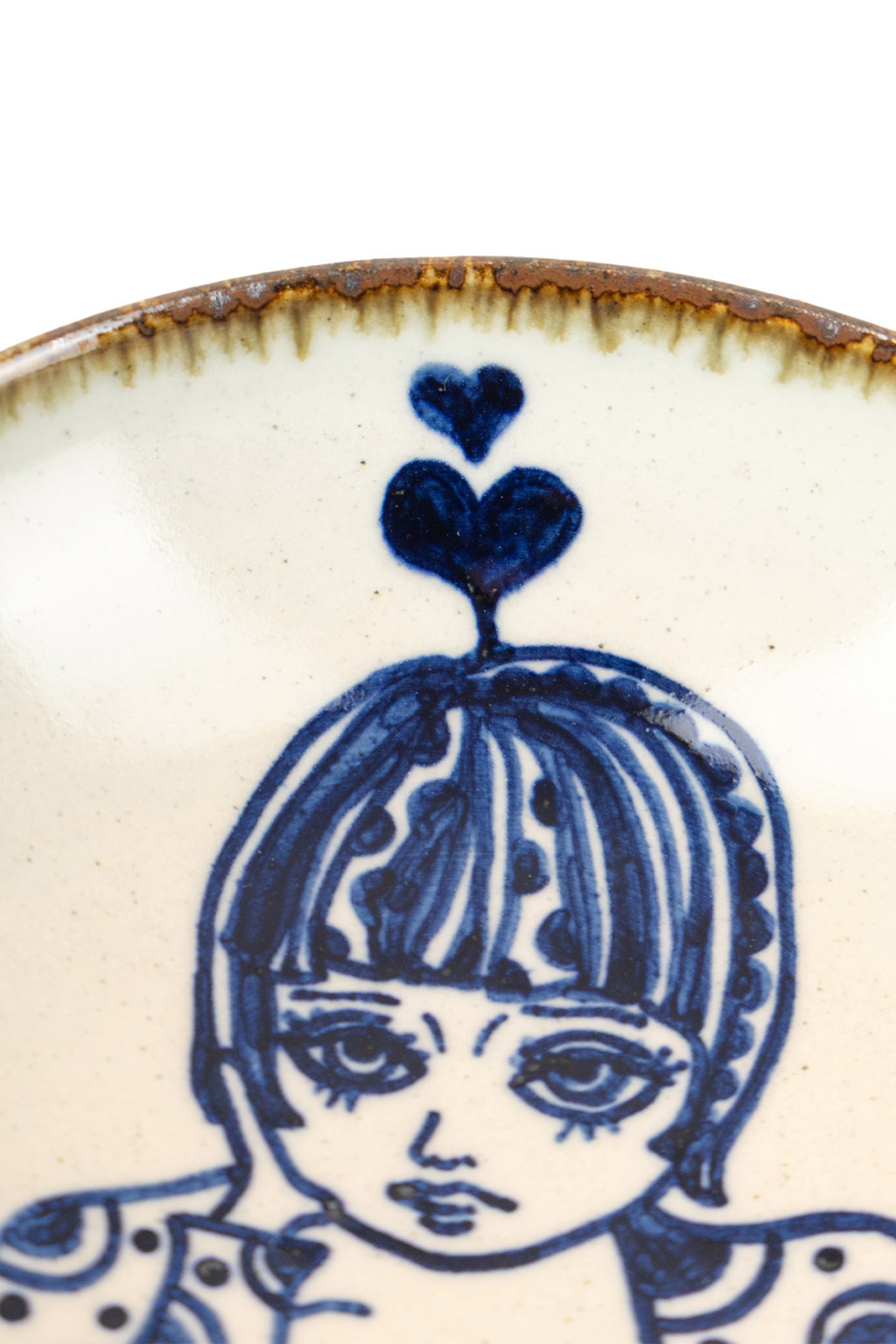 The Art of Japanese Ceramics - Ikuko - Sexy Girl Ceramic Plate