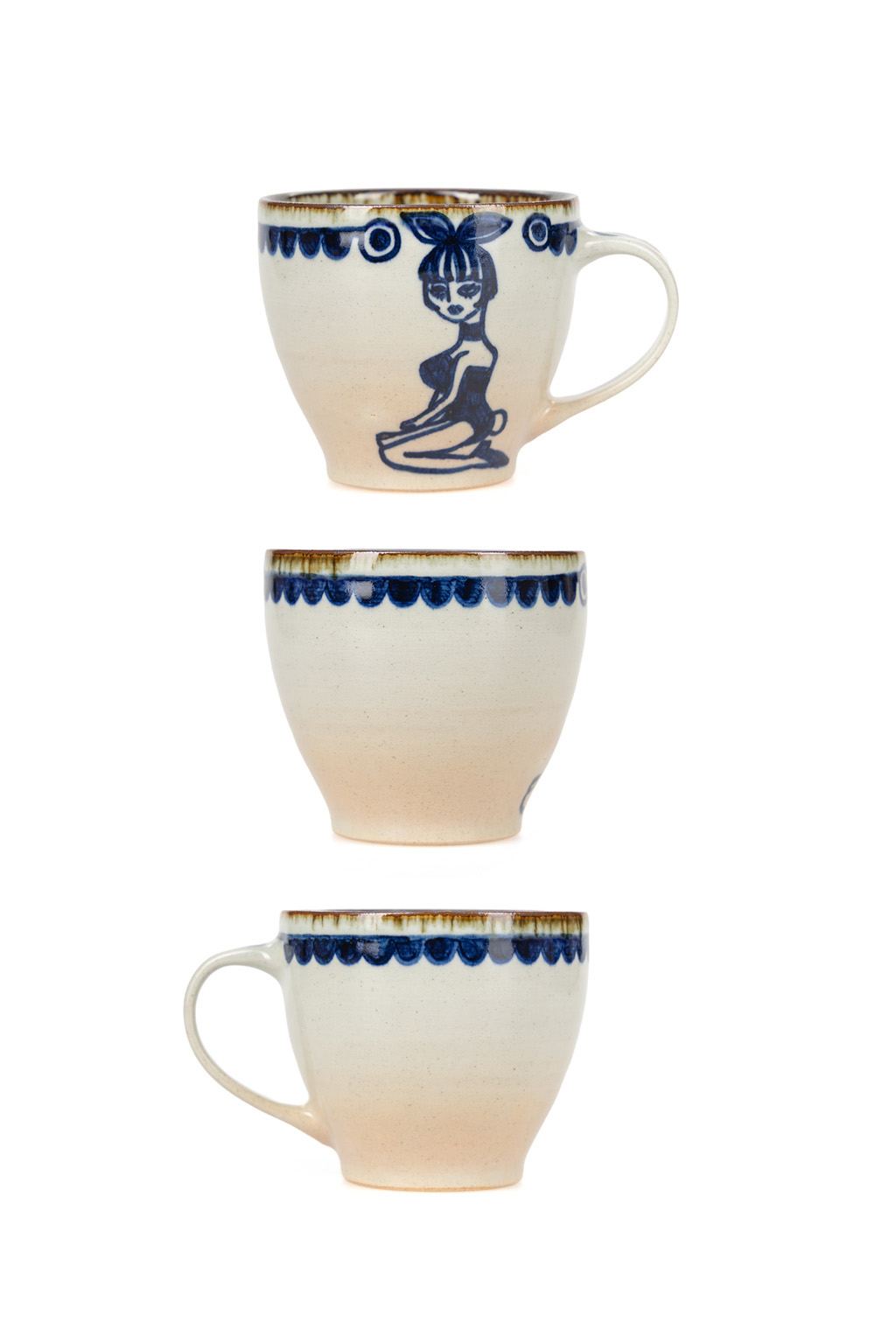 The Art of Japanese Ceramics - Ikuko - Bunny Girl Ceramic Mug - Large