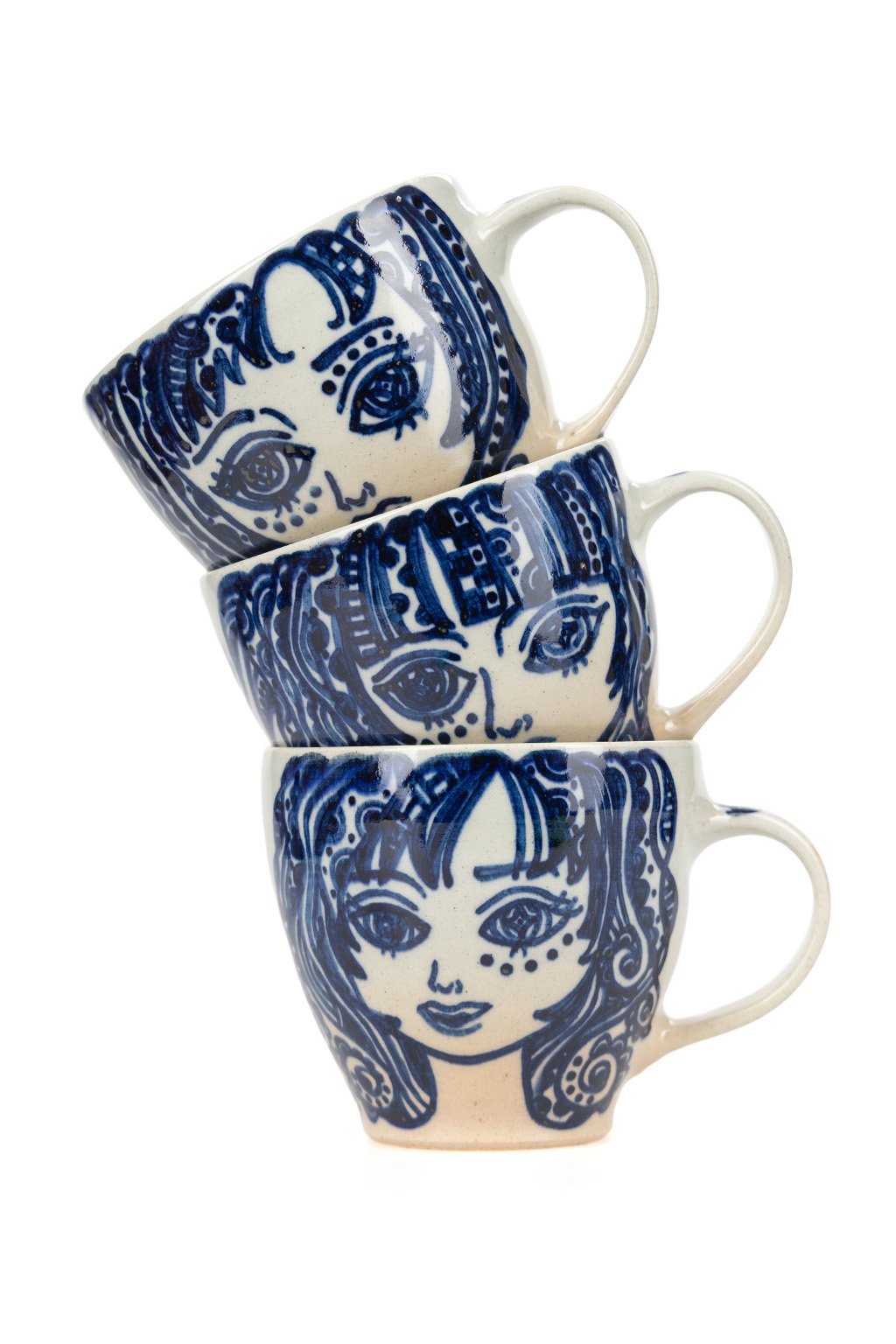 The Art of Japanese Ceramics - Ikuko - Girl Ceramic Mug - Large