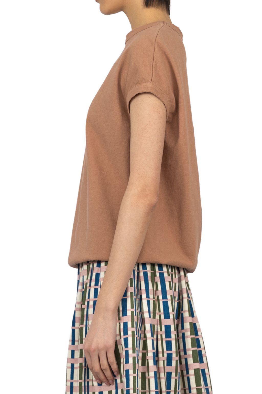 Tigre Brocante - American Vintage French Sleeve T-Shirt-Pink