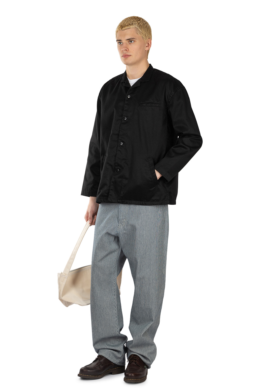 Tigre Brocante - Chino Foreman Tailored Jacket - Black