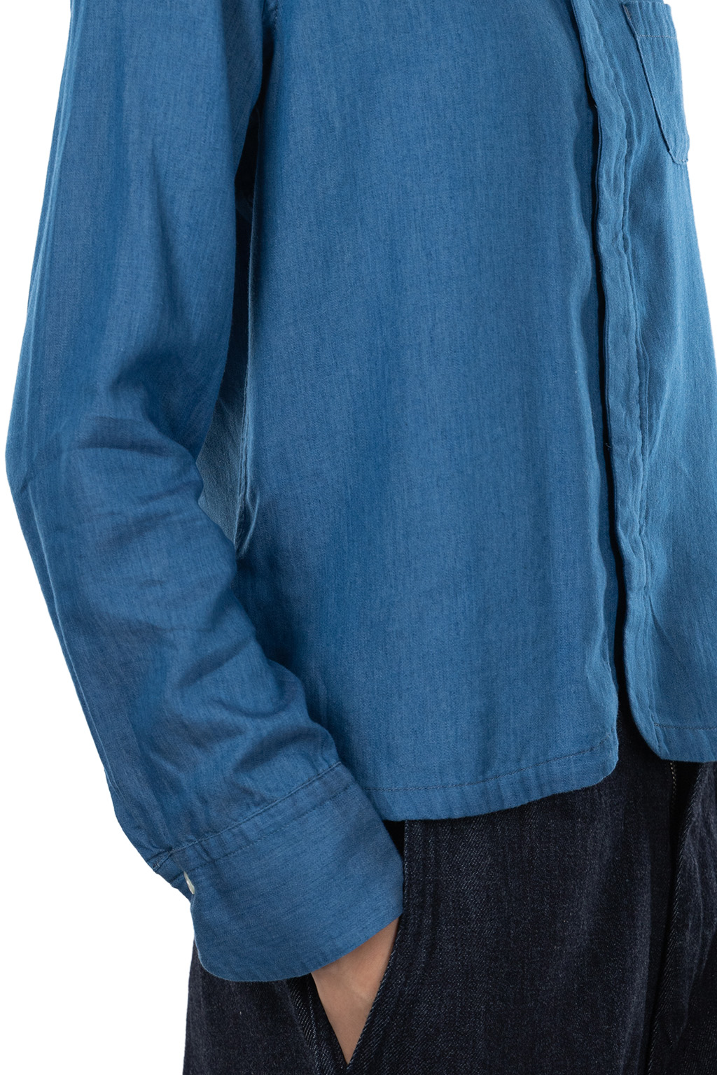 Tigre Brocante - Cotton Tencel Denim Esprit Long Sleeve Shirt