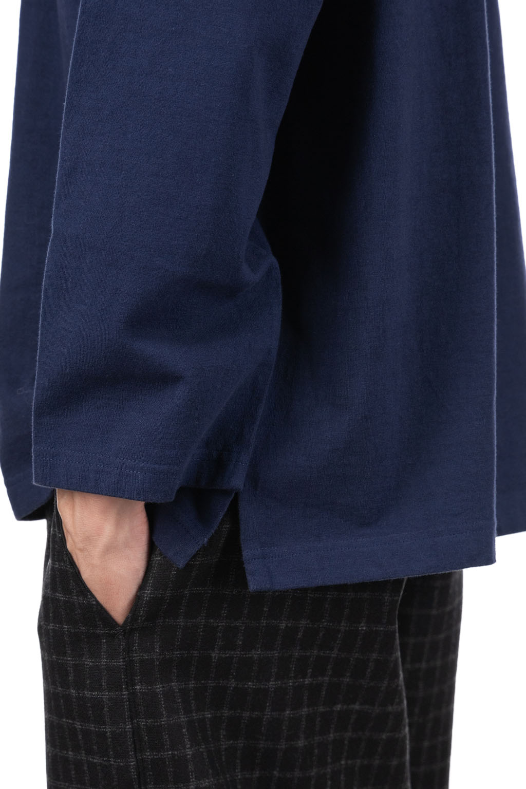 Tigre Brocante - Men Yakko Long Sleeve T-Shirt - Navy