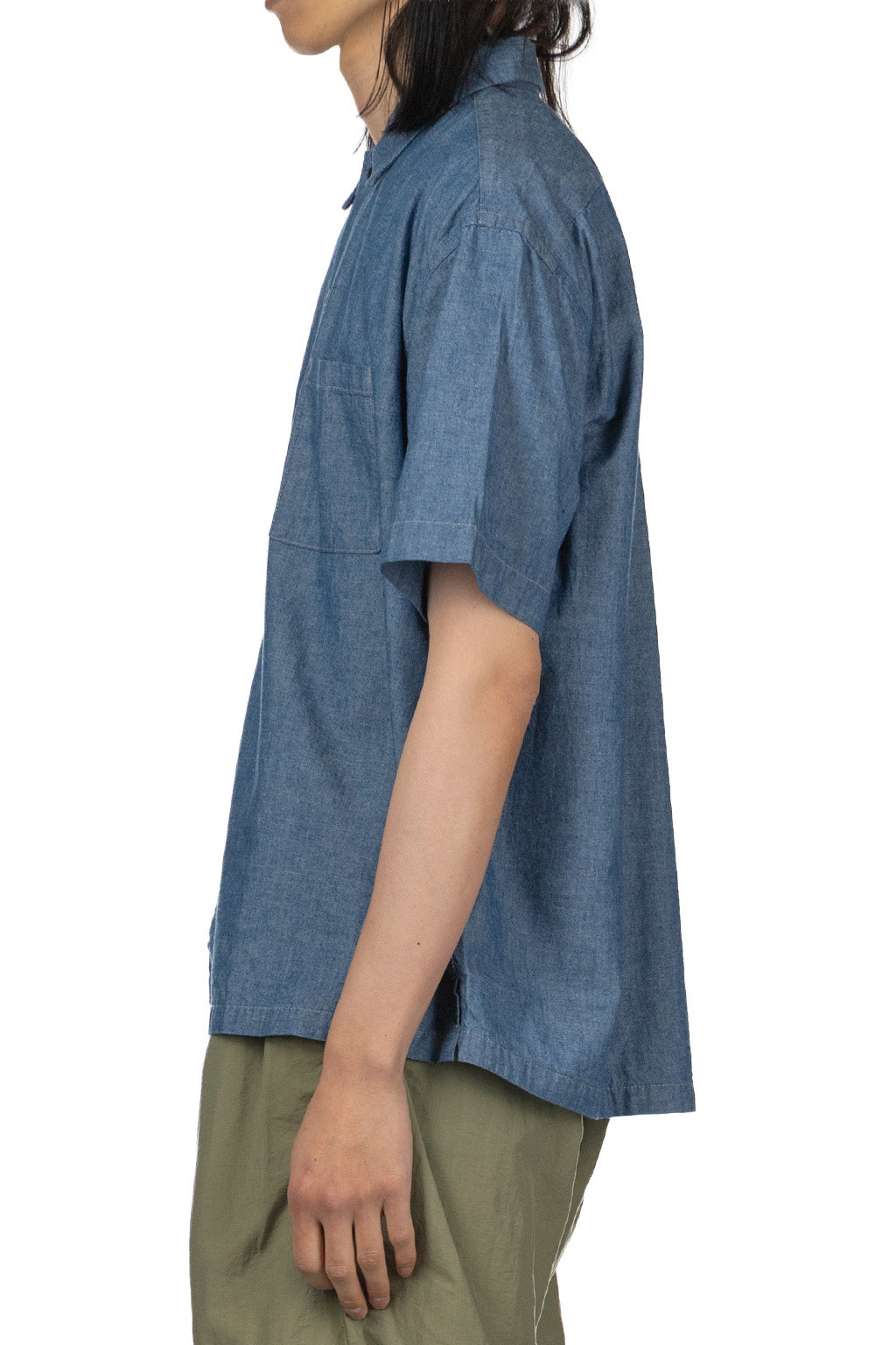 Tigre Brocante - Selvedge Chambray Venice Beach SS Shirt - Indigo