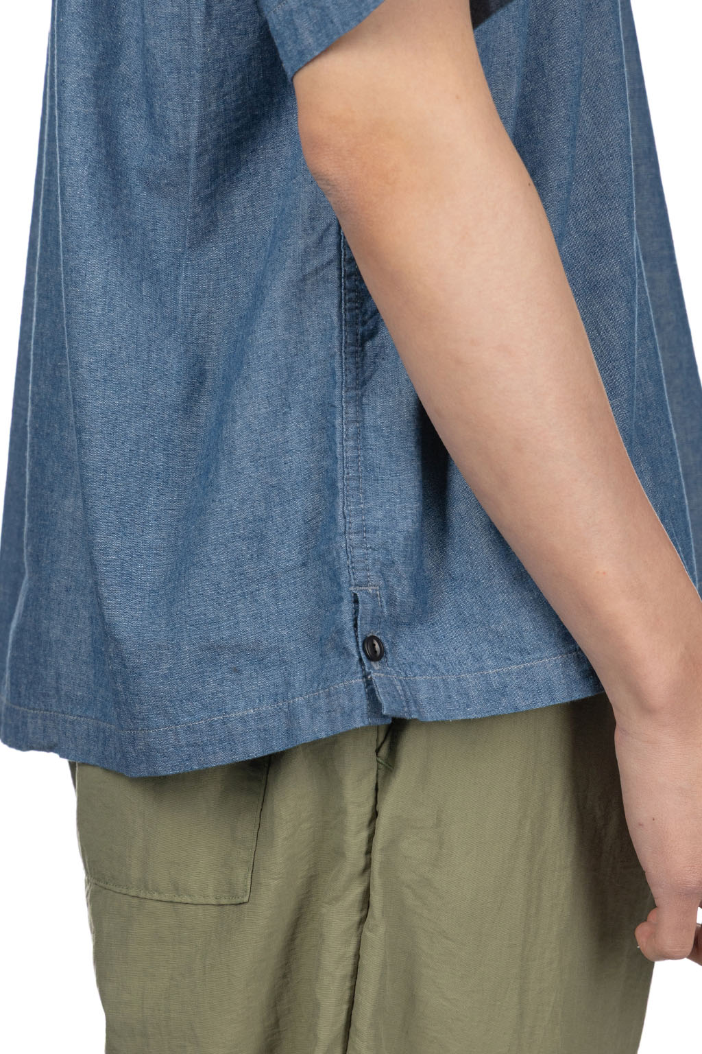 Tigre Brocante - Selvedge Chambray Venice Beach SS Shirt - Indigo