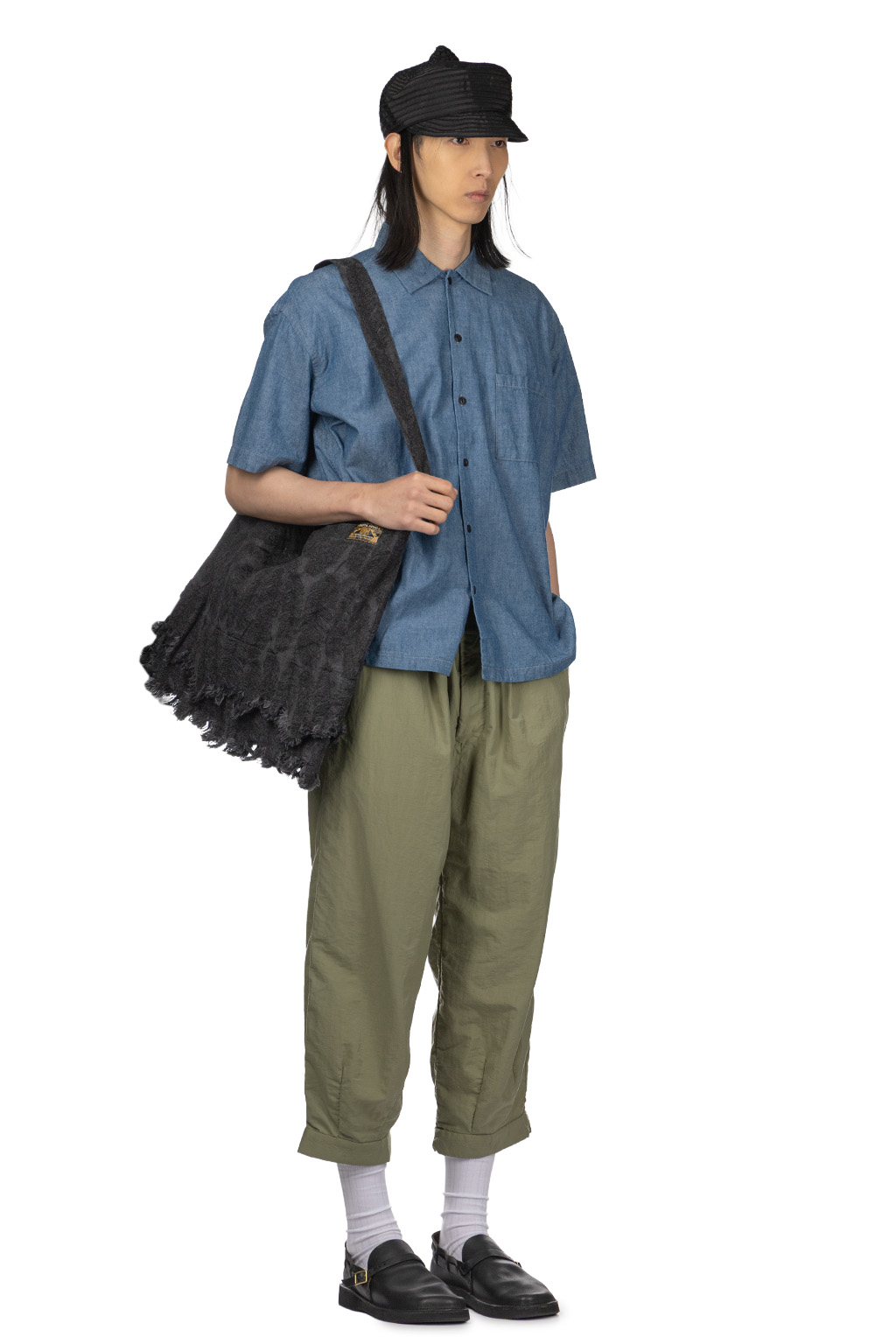 Tigre Brocante - Selvedge Chambray Venice Beach SS Shirt - Indigo