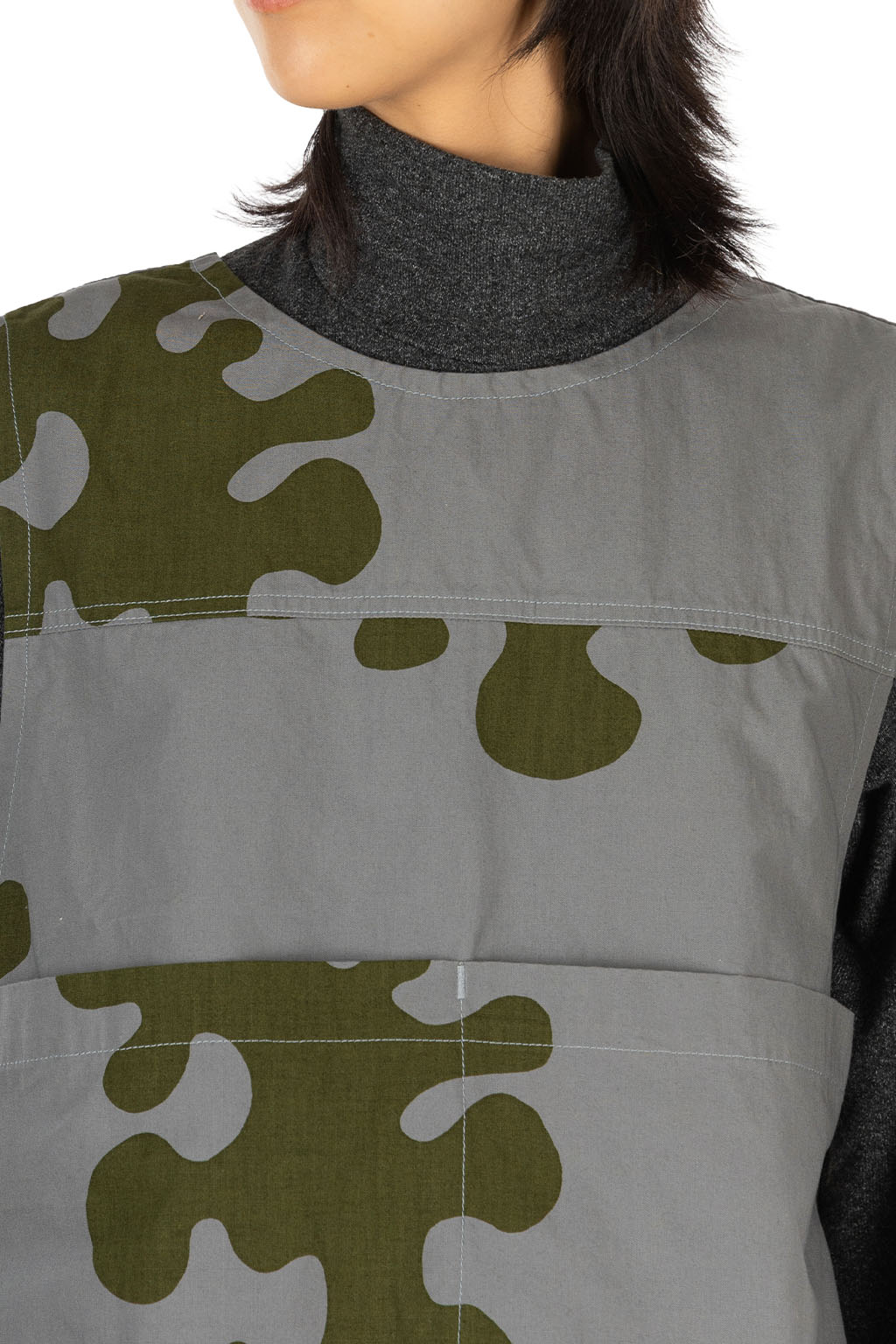 Tigre Brocante - TB Amoeba Kamo Hunting Bib Vest - Grey