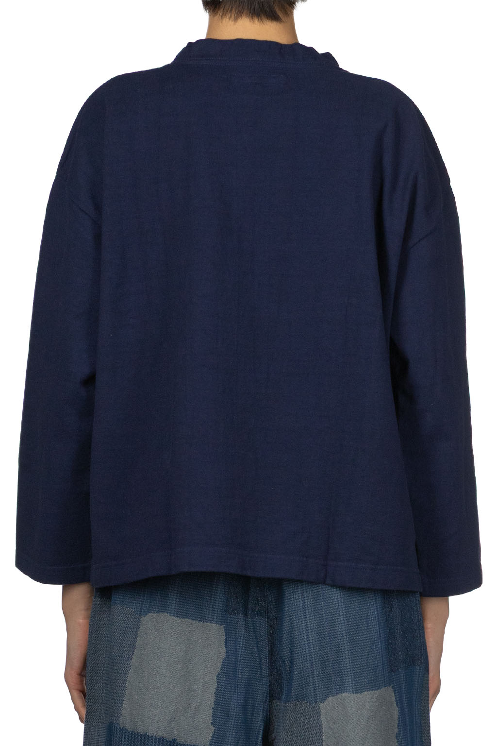 Tigre Brocante - Women Yakko Long Sleeve T-Shirt - Navy