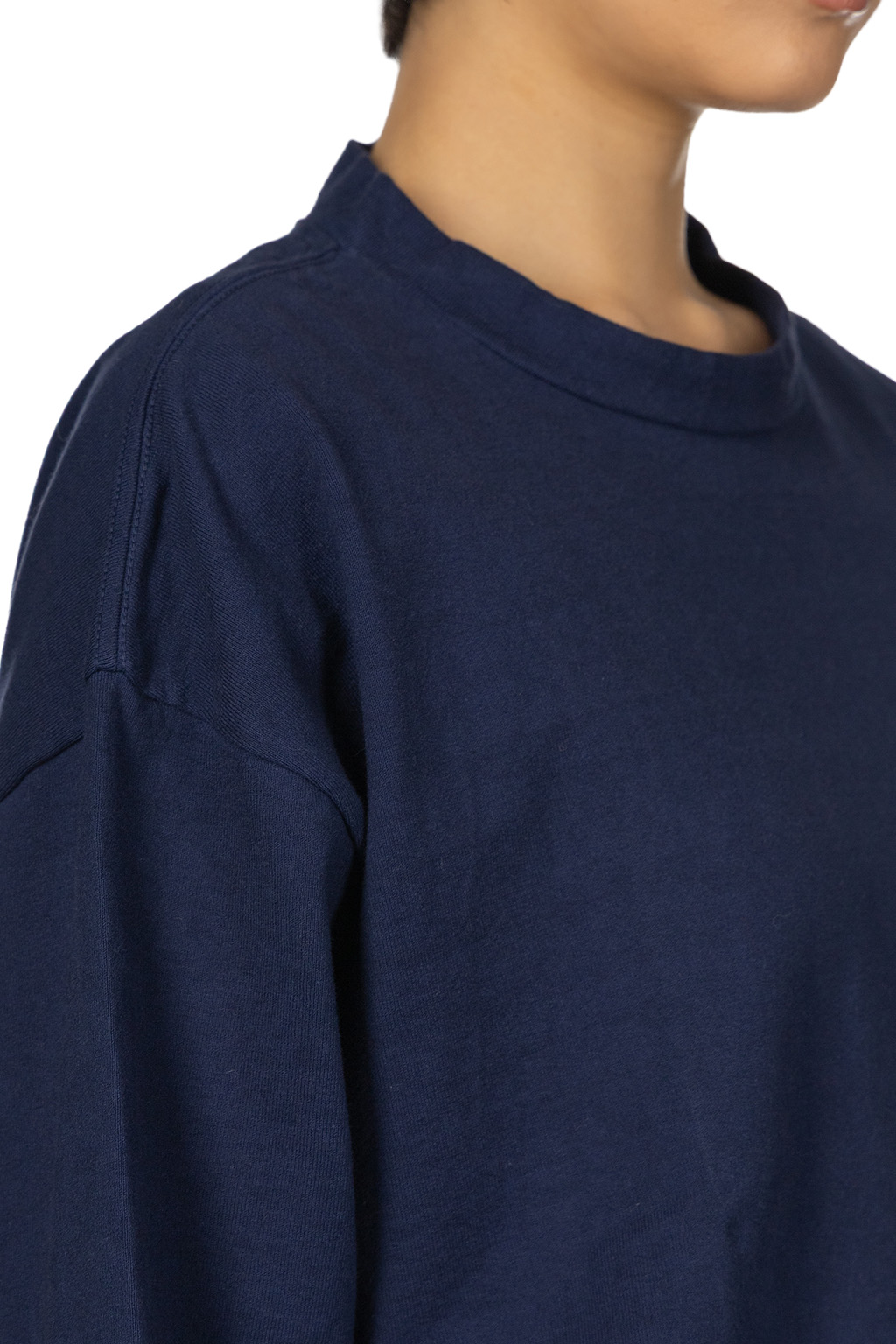 Tigre Brocante - Women Yakko Long Sleeve T-Shirt - Navy