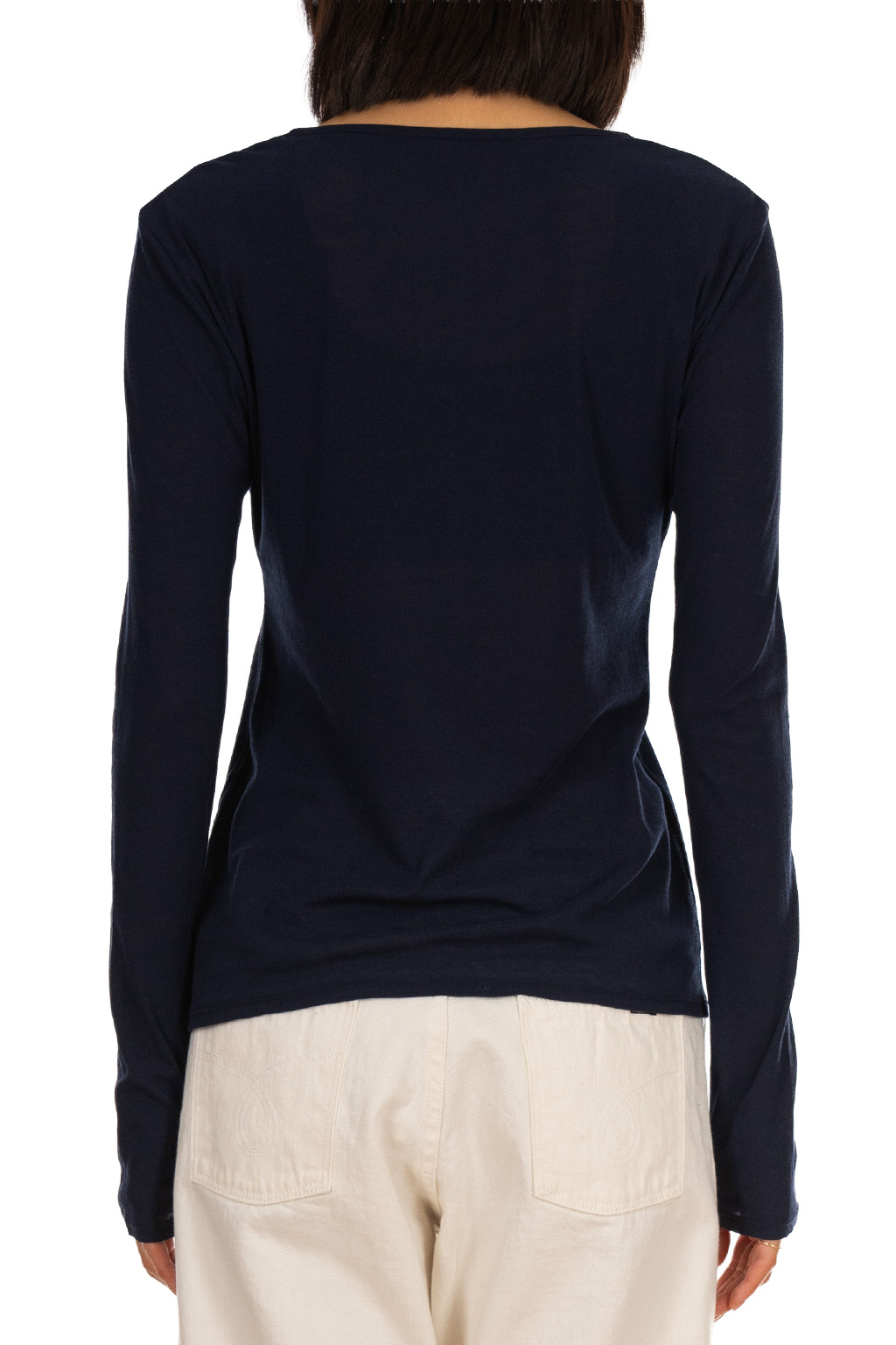 Tu es mon Tresor - Crew Neck Top - Navy