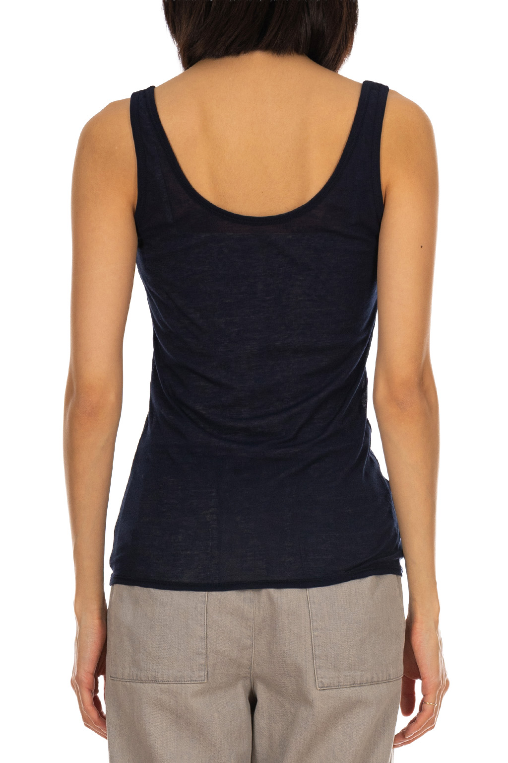 Tu es mon Tresor - U-Neck Tank - Navy