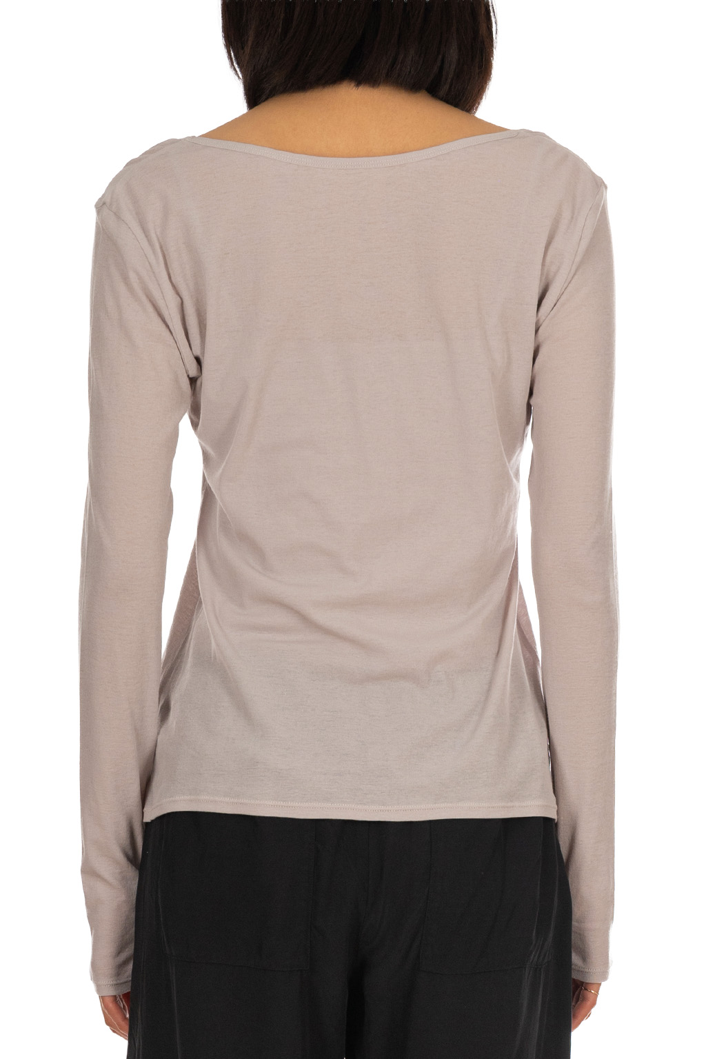 Tu es mon Tresor - U-Neck Top - Greige