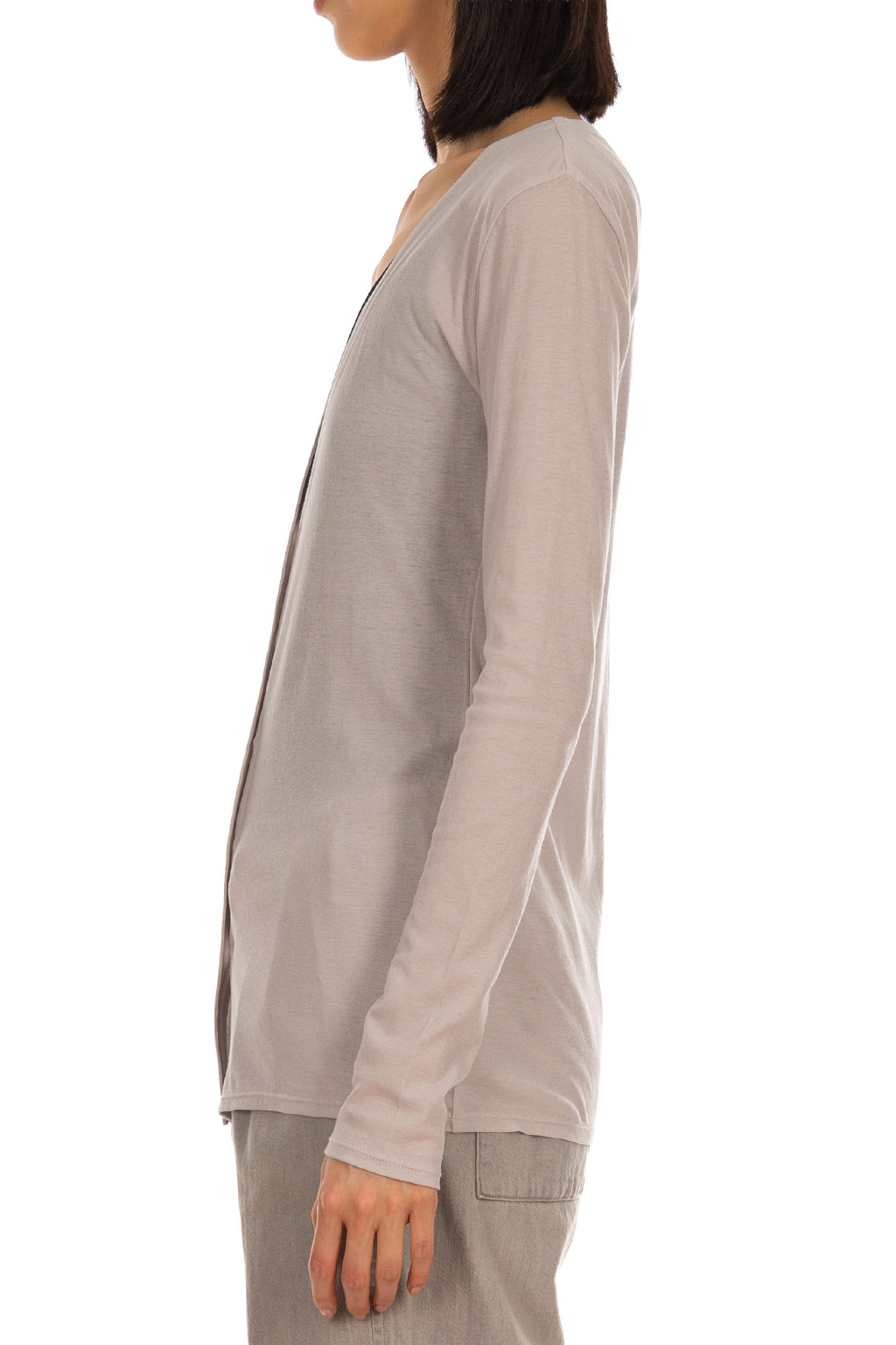 Tu es mon Tresor - V-Neck Cardigan - Greige