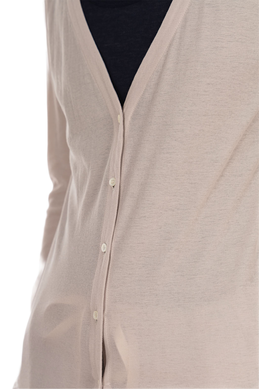 Tu es mon Tresor - V-Neck Cardigan - Greige