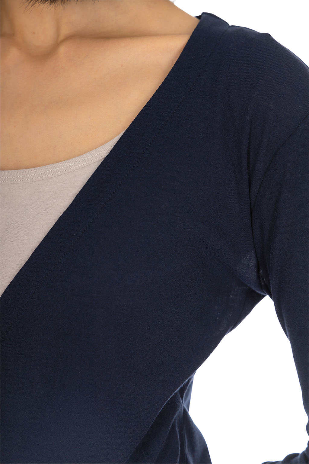 Tu es mon Tresor - V-Neck Cardigan - Navy