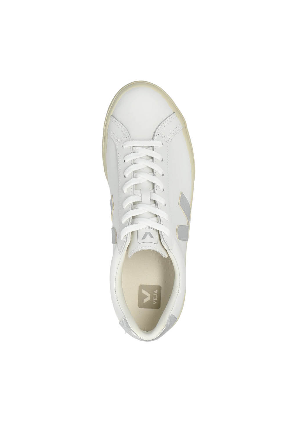 VEJA - Esplar Leather Extra White Silver