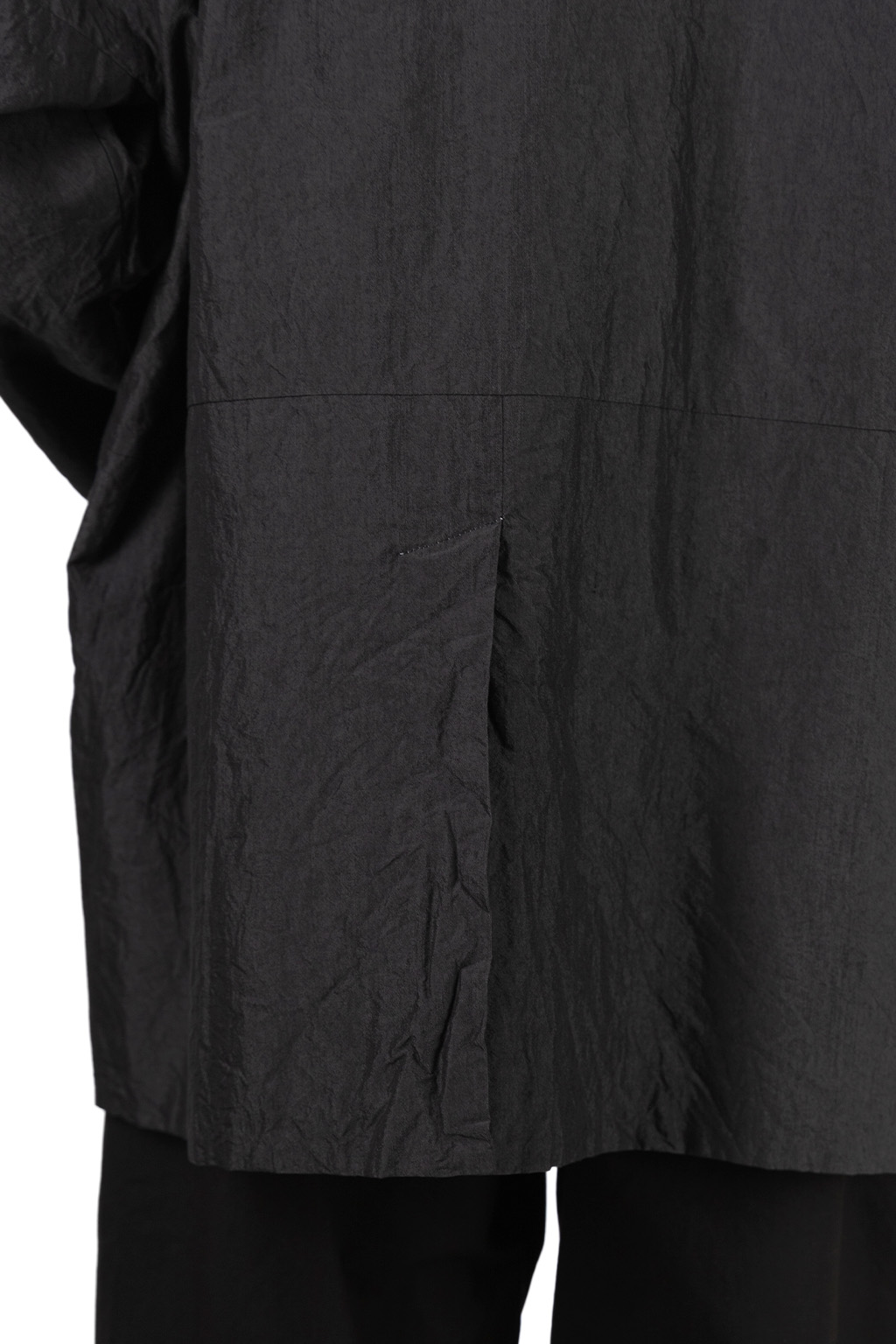 Veritecoeur - Box Half Coat - Black x Black Check