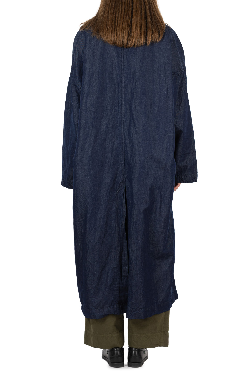 Veritecoeur - Double Button Coat - Indigo One Wash