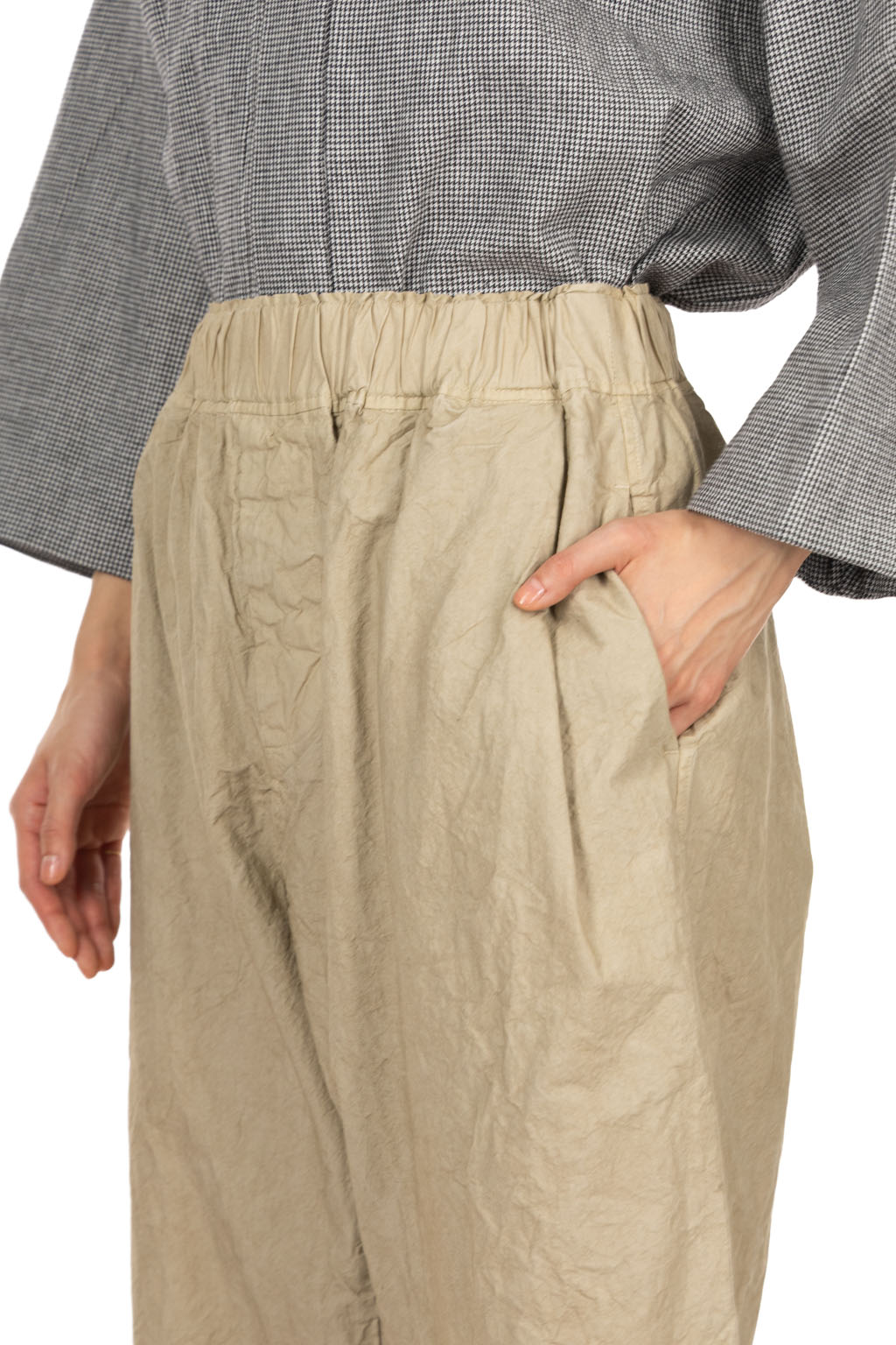 Veritecoeur - Garment Dye Pants - Beige