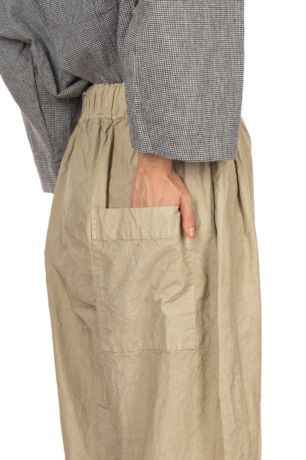 Veritecoeur - Garment Dye Pants - Beige