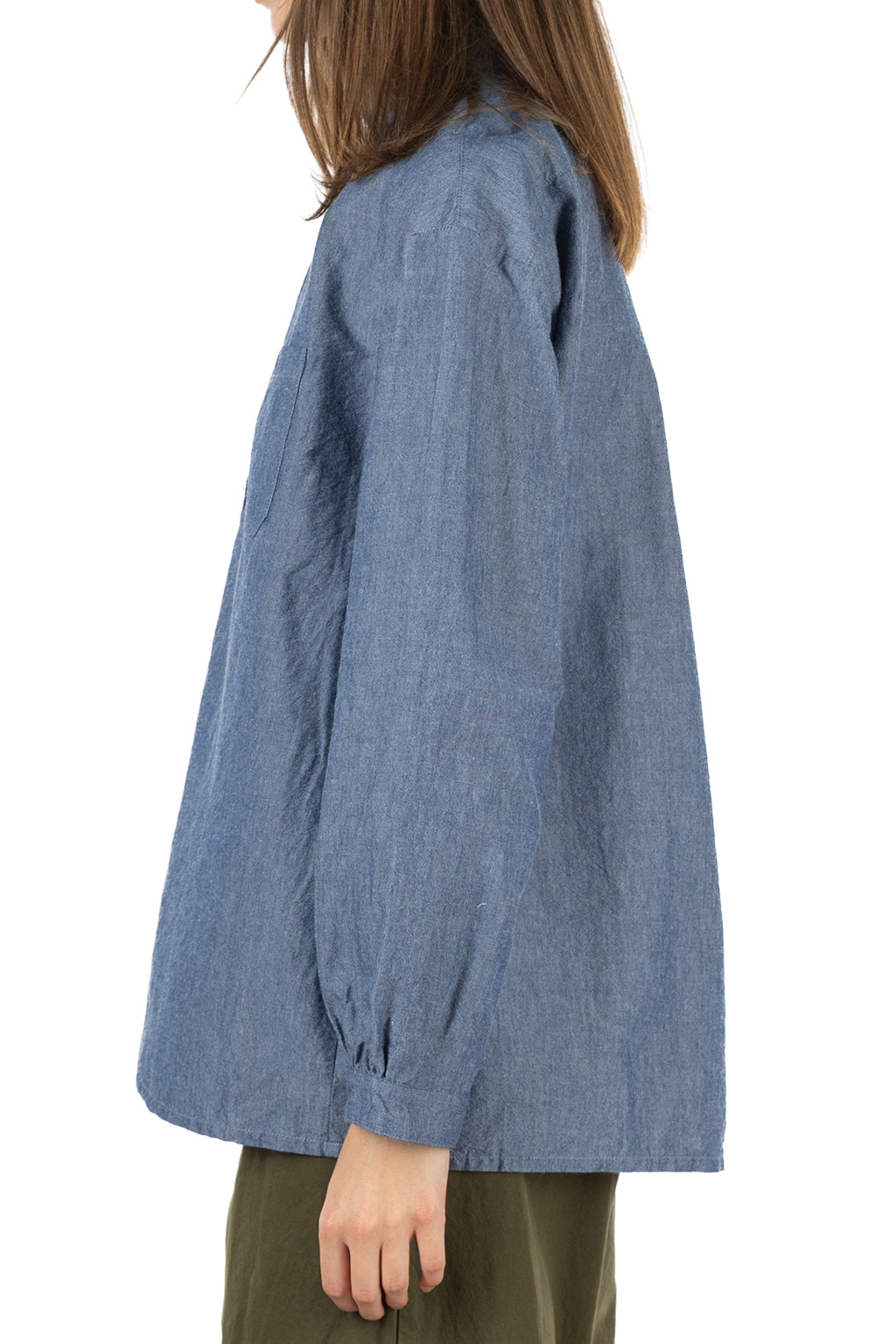 Veritecoeur - Gathered Frill Shirt - Dungaree