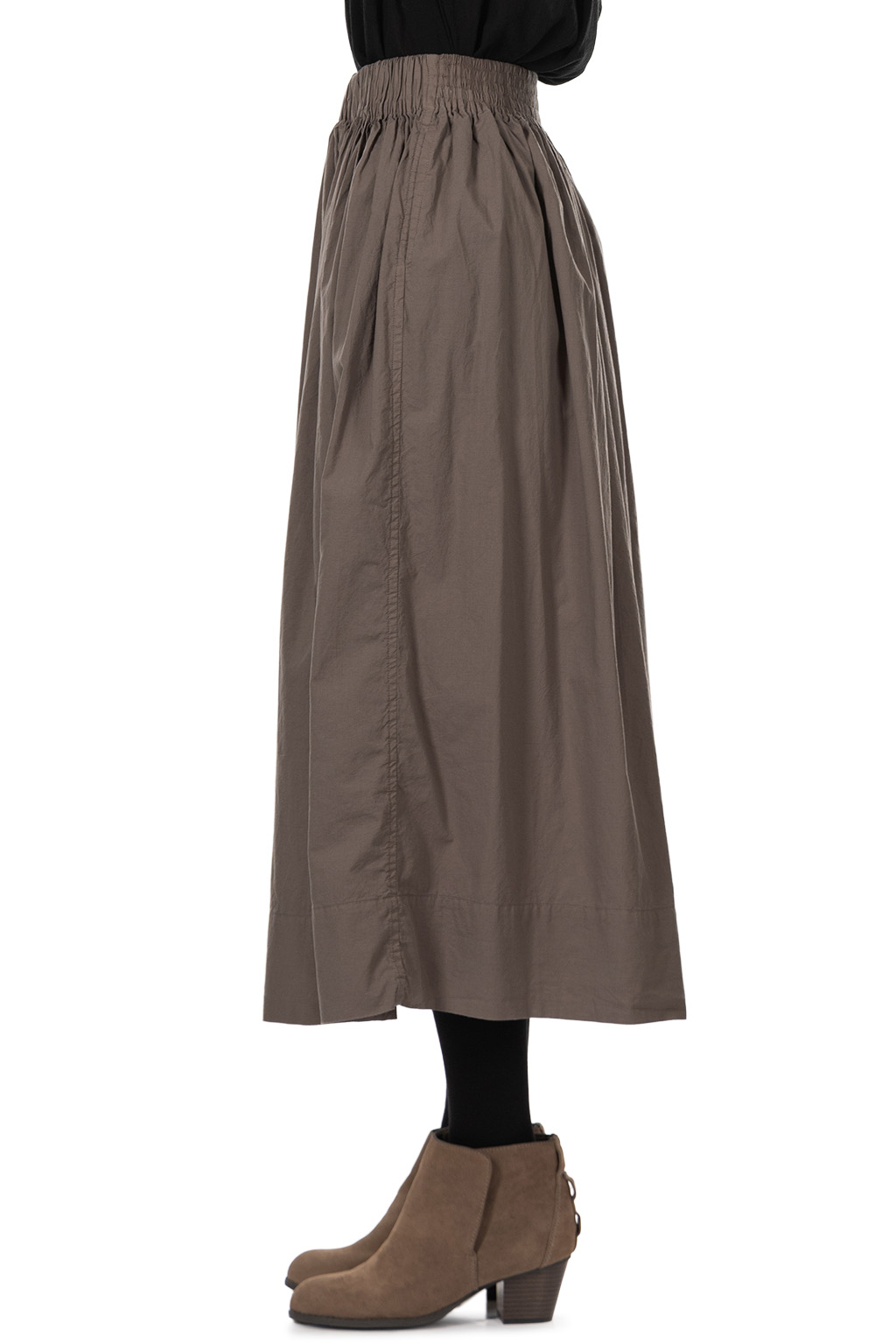 Veritecoeur - Shirred Skirt - Gray