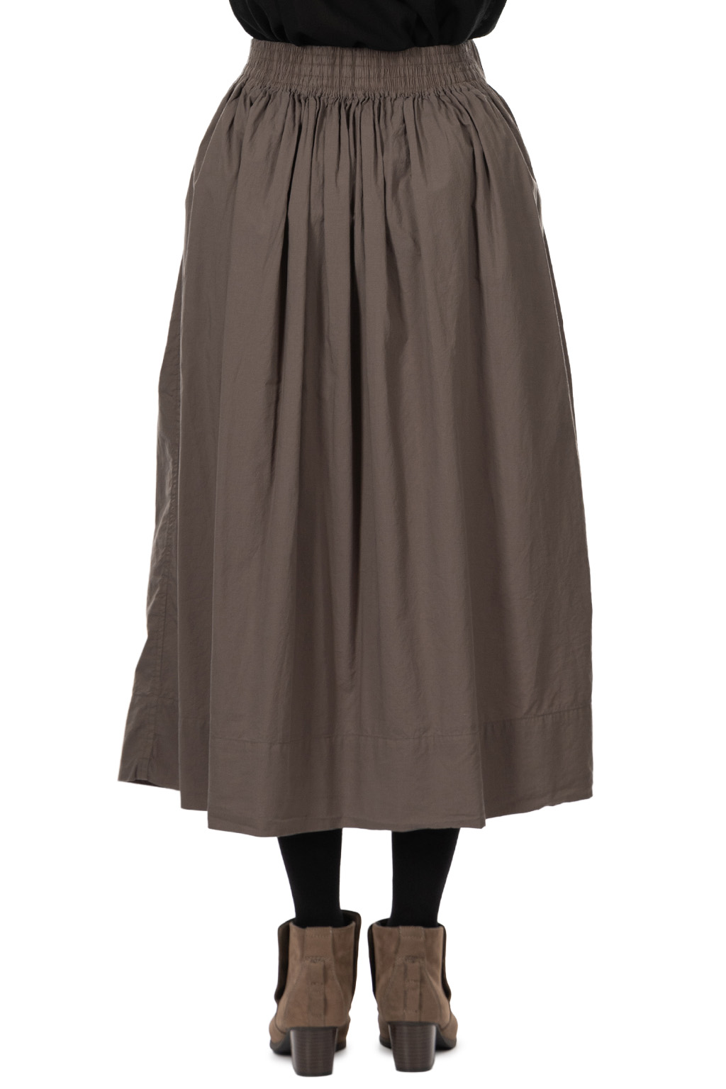 Veritecoeur - Shirred Skirt - Gray