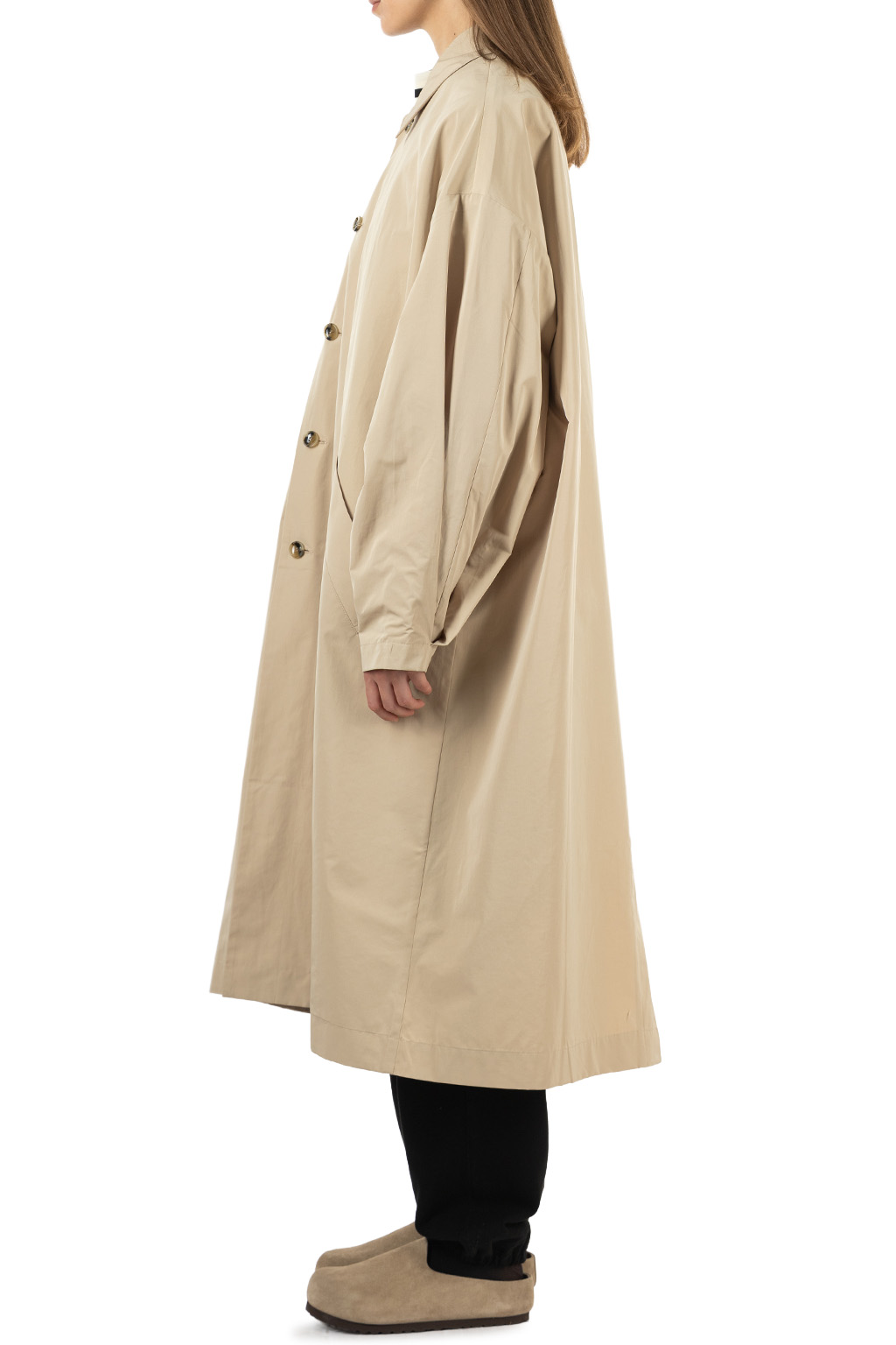 Veritecoeur - Taffeta Coat - Beige