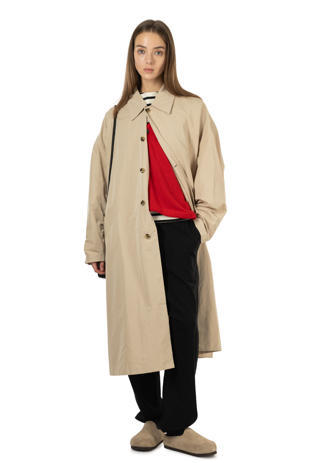 Veritecoeur - Taffeta Coat - Beige