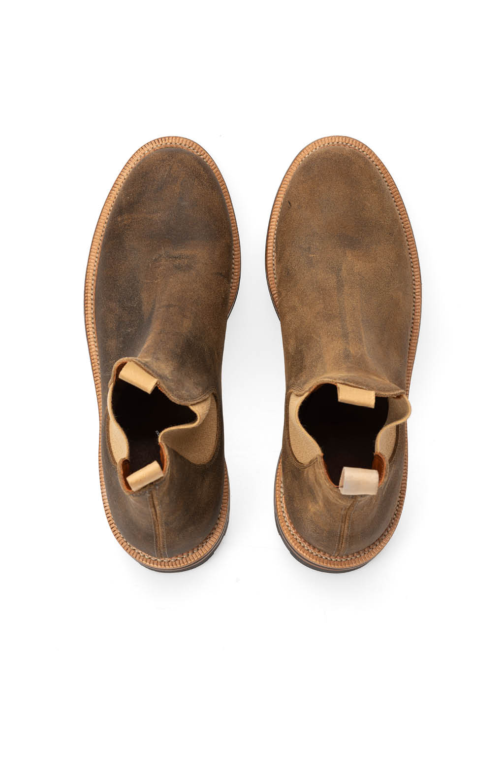 Viberg - Chelsea Boot Waxy Commander - Antique